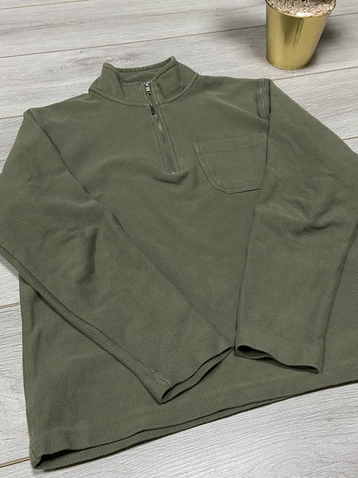 Folk Folk Vintage half 1/4 Zip pocket 3 size Y2K Size US M / EU 48-50 / 2 - 6 Thumbnail
