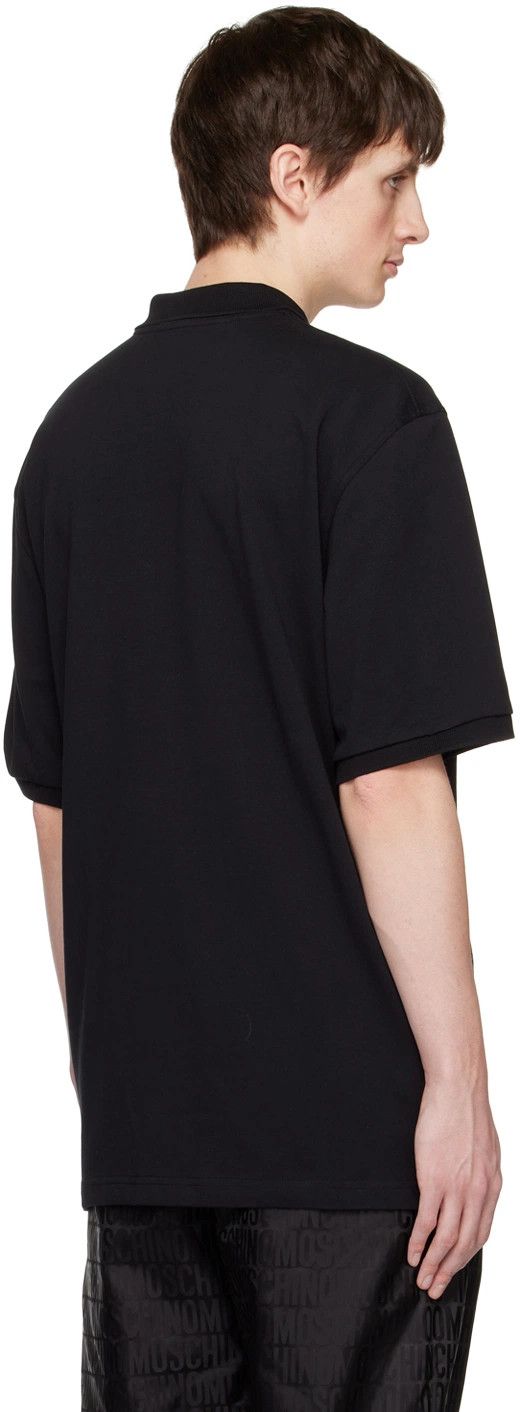Moschino o1y0225 Logo Polo Shirt in Black Size US M / EU 48-50 / 2 - 3 Thumbnail