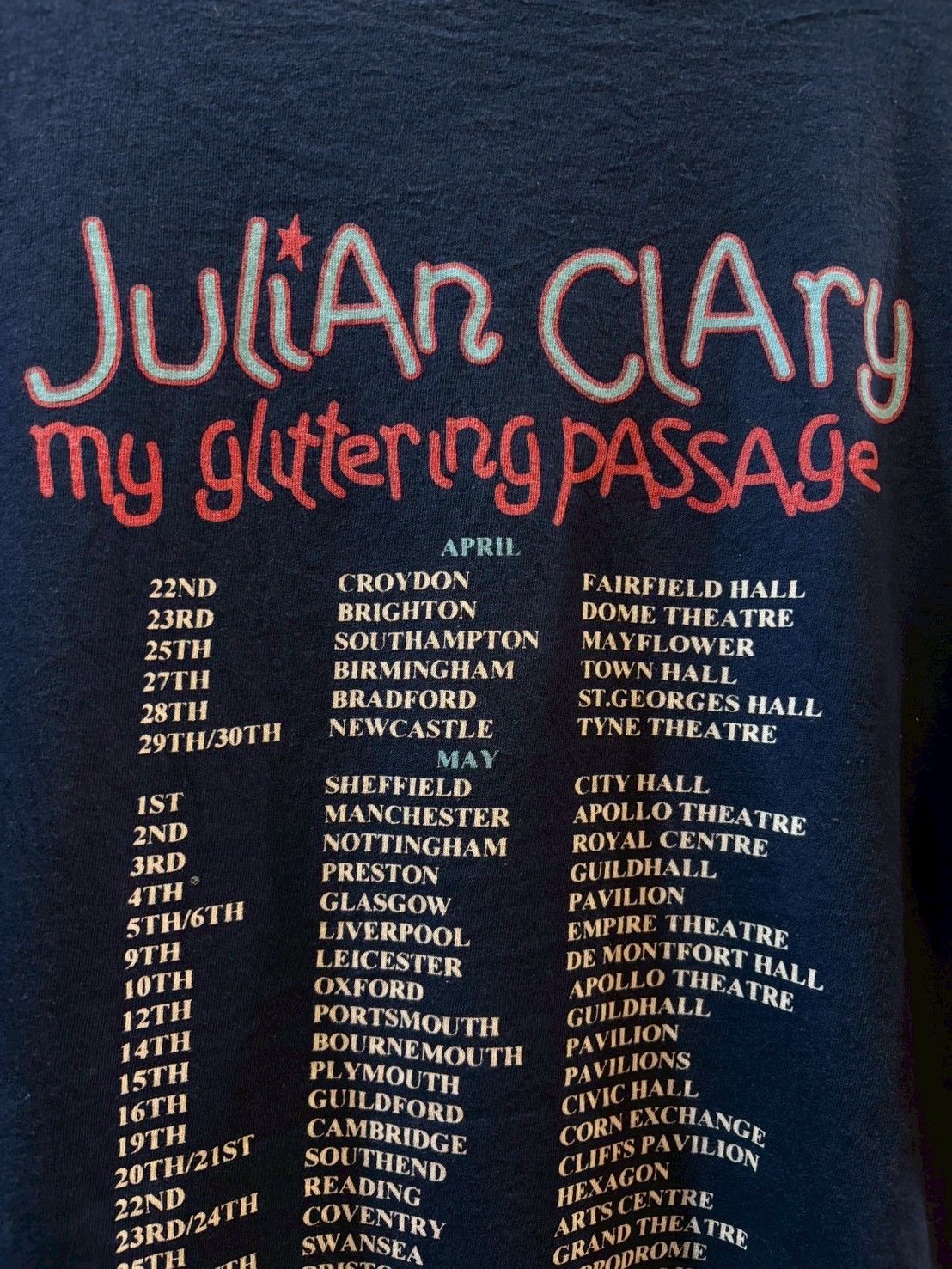 Band Tees Julian Clary 1993’s t shirt Size US XL / EU 56 / 4 - 7 Thumbnail