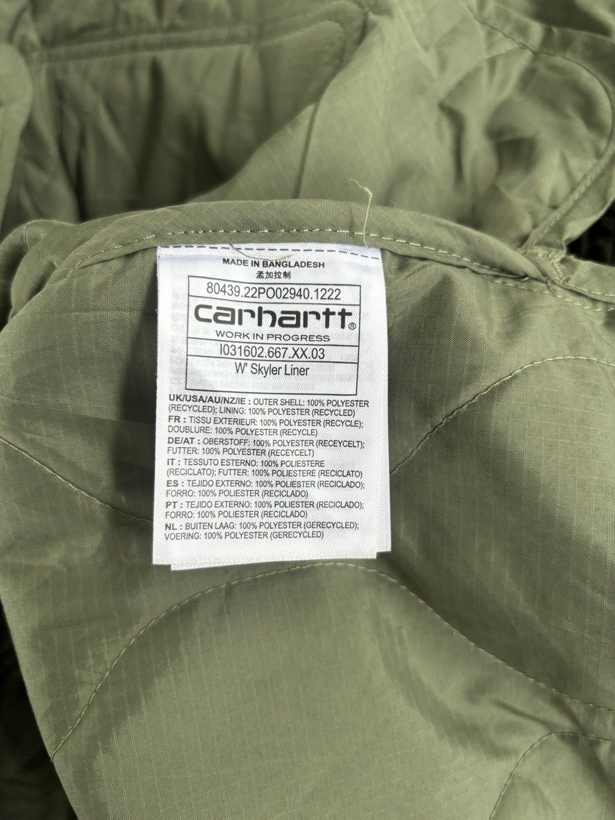 Other Carhartt Wip - Skyler Onion Quilted Jacket Size US L / EU 52-54 / 3 - 8 Thumbnail