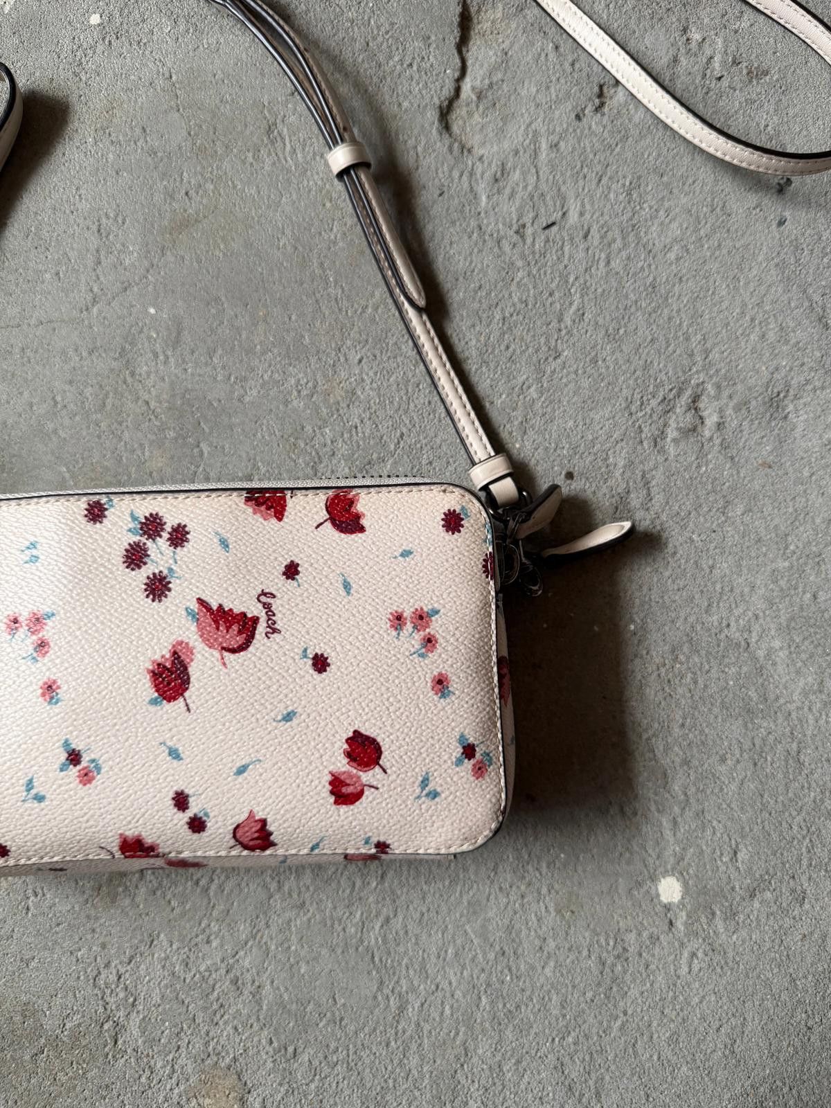 Coach Coach Flower Kira Crossbody Bag White Size ONE SIZE - 7 Thumbnail