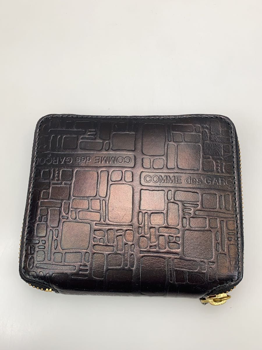 Wallet EmboSsed Logo Bifold allover pattern Black