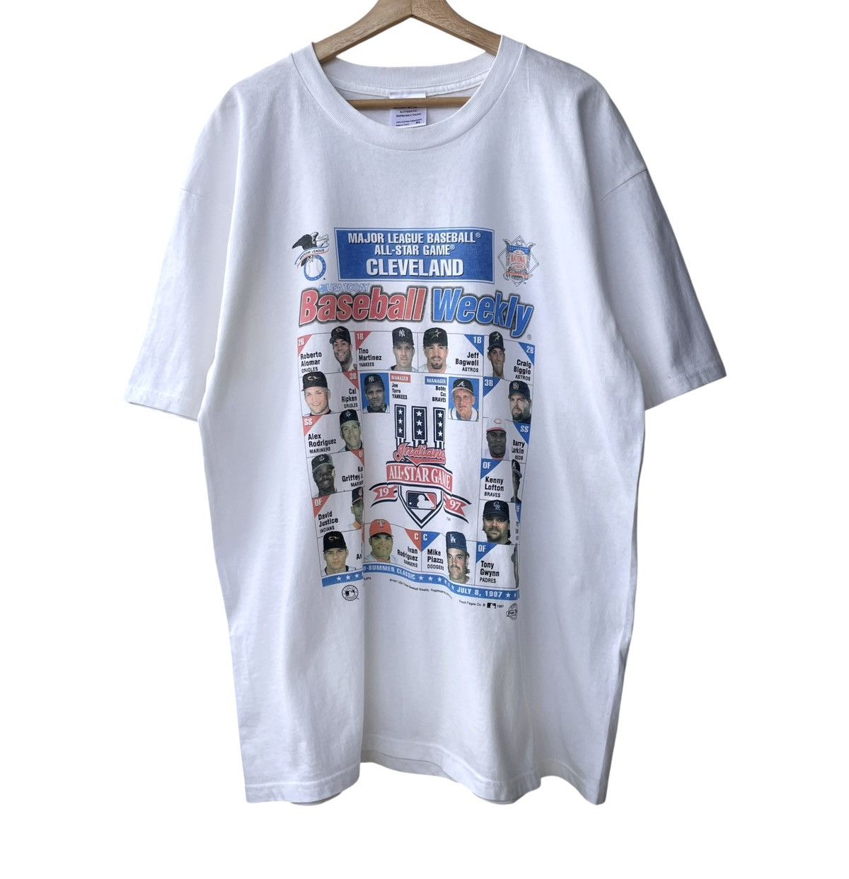 MLB × Vintage Front Pages Baseball Weekly Vintage 1997 All-Star Tee Size US XL / EU 56 / 4 - 1 Thumbnail