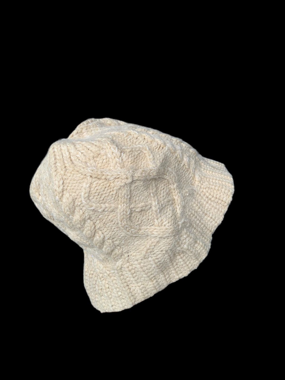 Japanese Brand × Kapital × Vintage Crochet Cable Knitted Hat Japanese Brand Size ONE SIZE - 4 Thumbnail