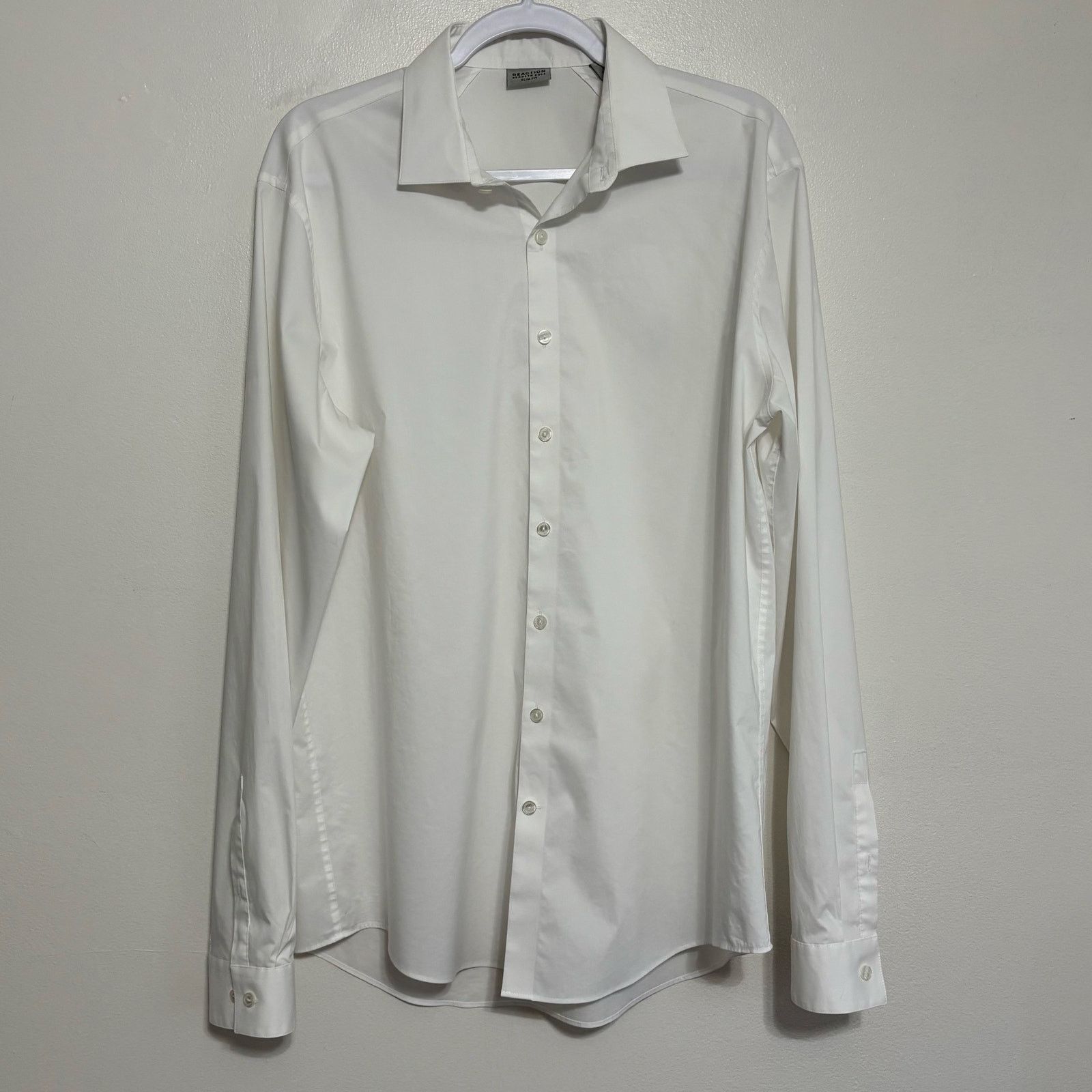 Kenneth Cole Kenneth Cole Reaction 17 36/37 White Button Down Shirt Size US XL / EU 56 / 4 - 1 Thumbnail