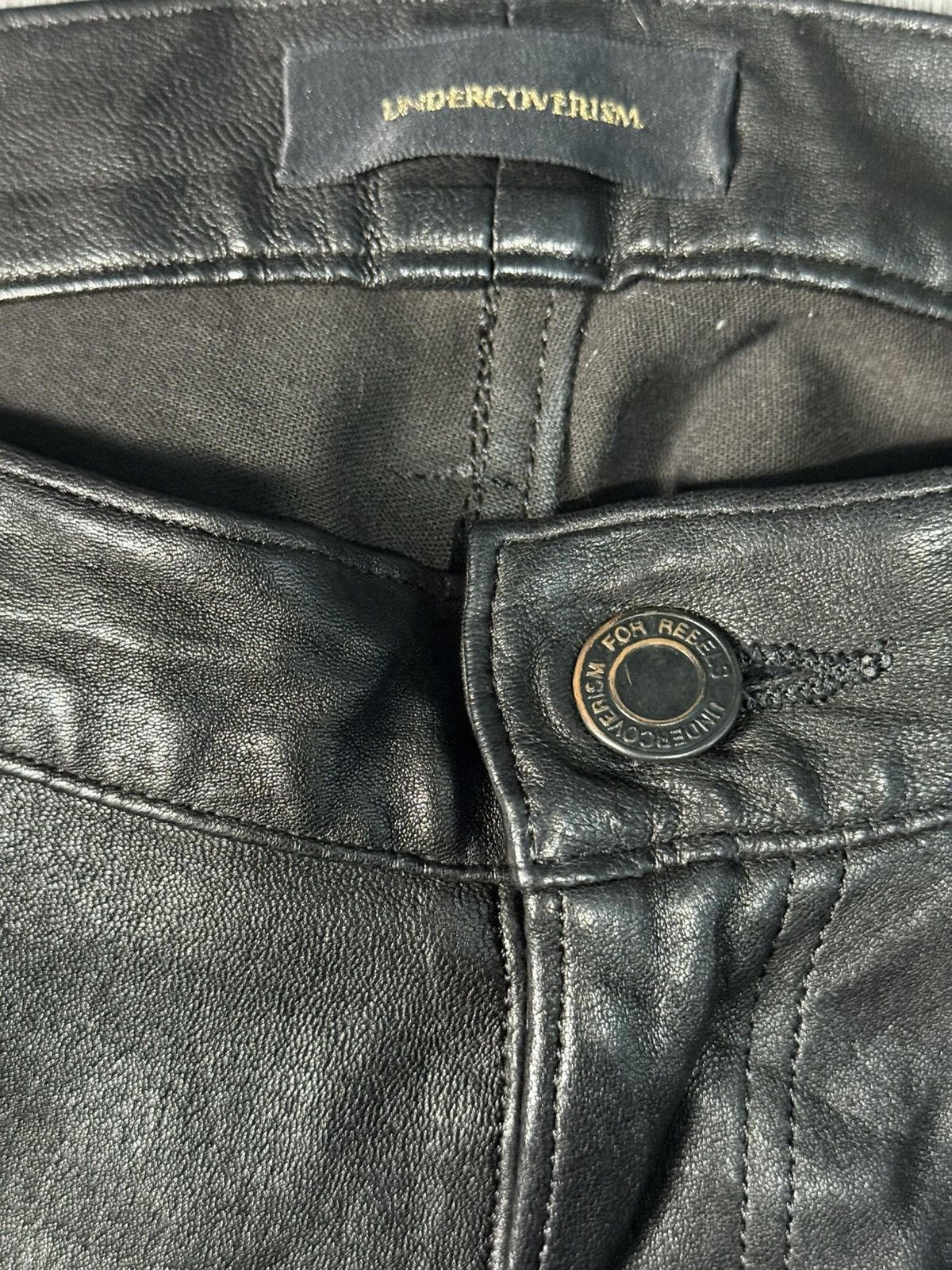 Undercover UNDERCOVER ISM 14SS Lamb Leather Pants Size US 31 - 5 Thumbnail