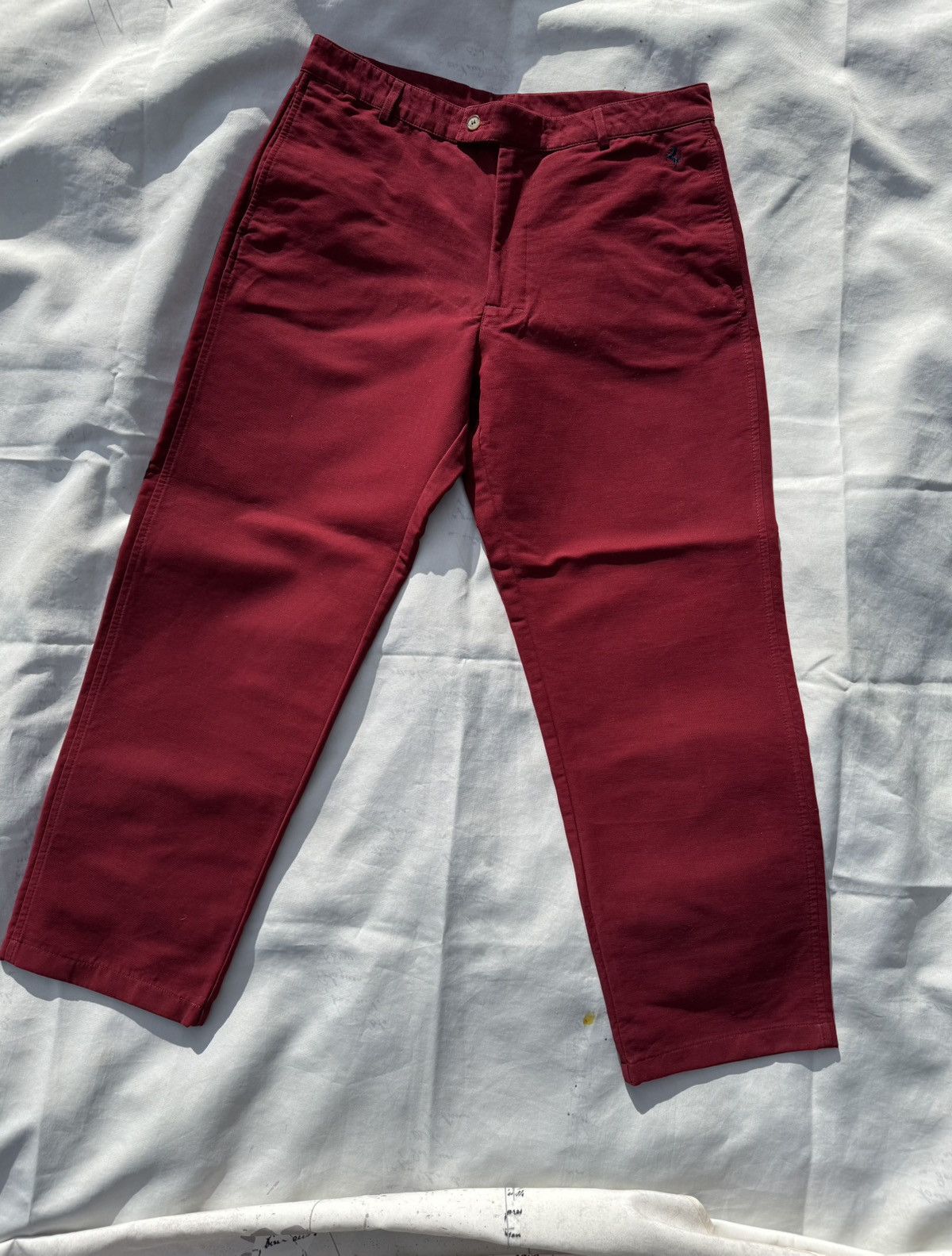 Ferrari Rare Vintage 2002 Collaboration Fila x Ferrari chino Pants Size US 36 / EU 52 - 4 Thumbnail