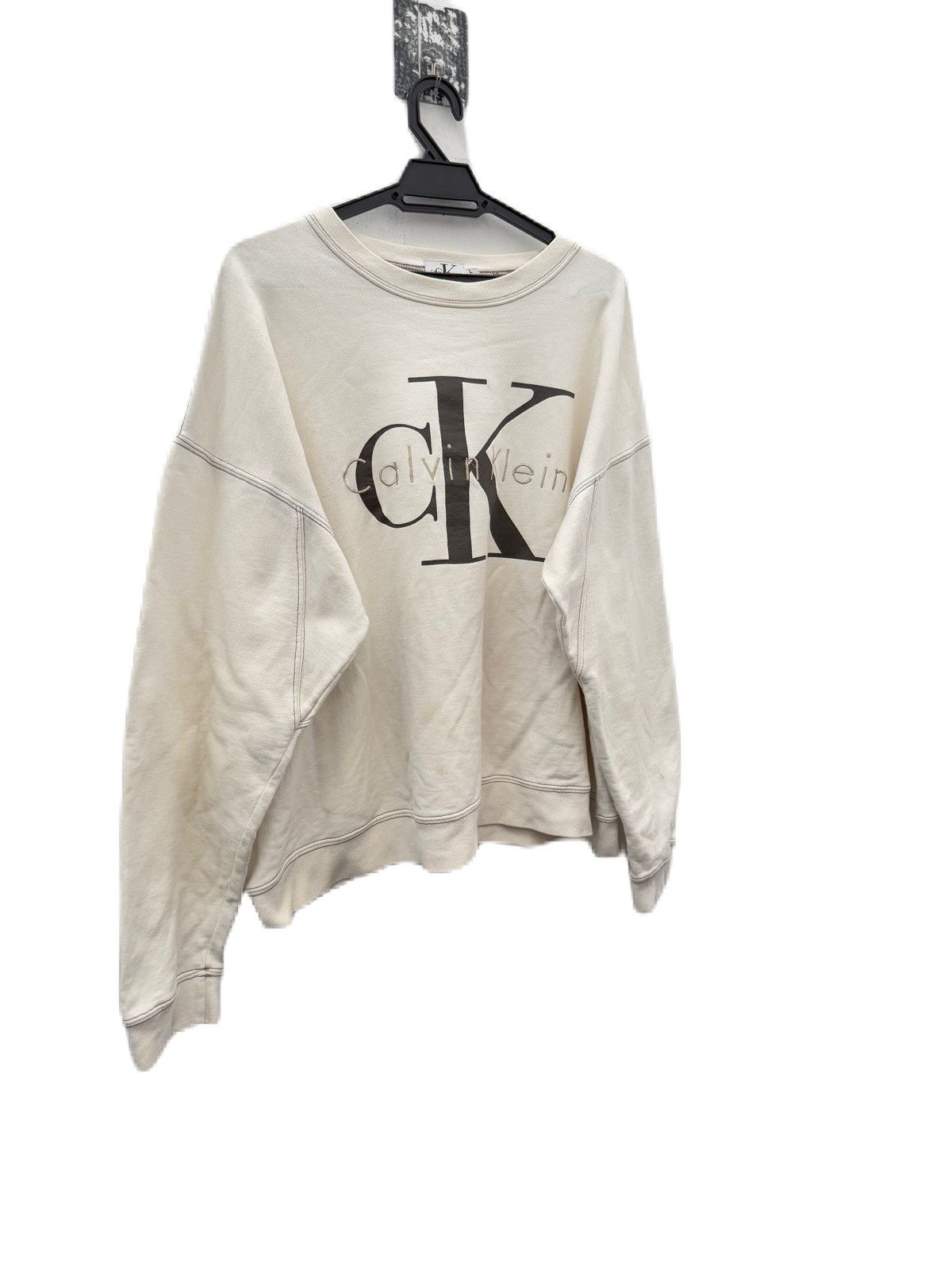Calvin Klein × Calvin Klein 205W39NYC Calvin Klein Oversized Sweatshirt Crewneck Embroidered CK Size US M / EU 48-50 / 2 - 3 Thumbnail