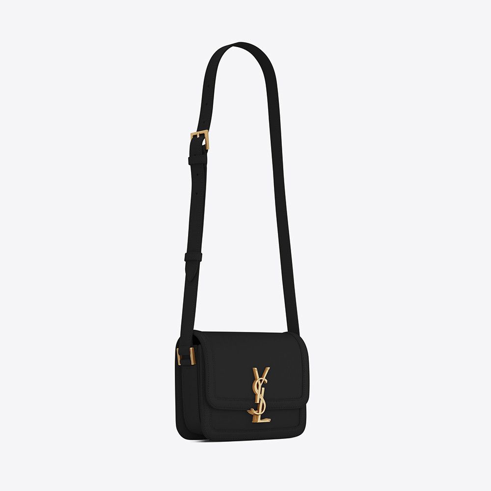 Saint Laurent Paris o1bcso1str1225 Size:OS/Solferino Small Satchel in Black Size ONE SIZE - 2 Thumbnail