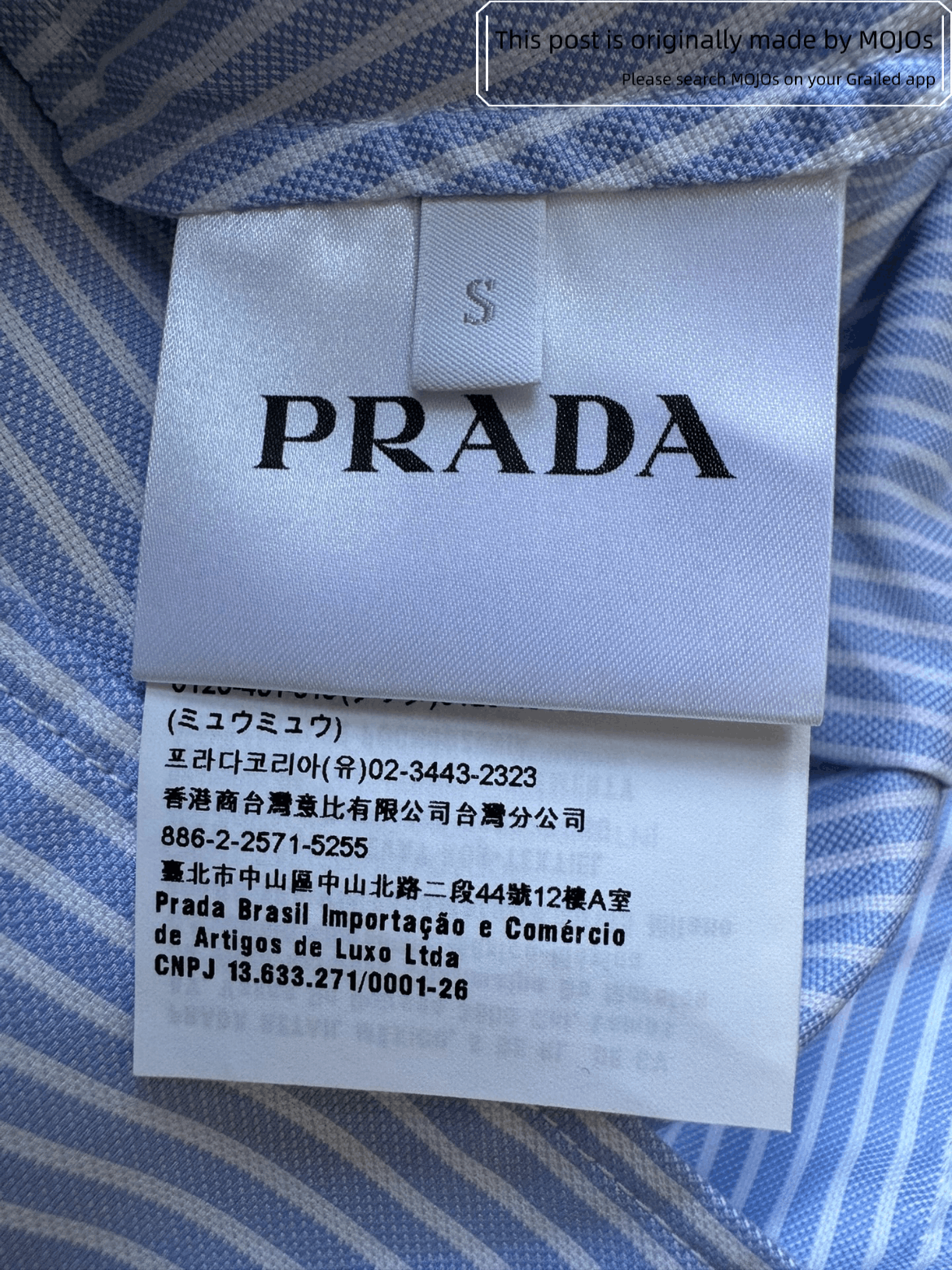 Prada Prada 20SS Rnway Logo Patches Stripe Jacket Size US S / EU 44-46 / 1 - 6 Thumbnail