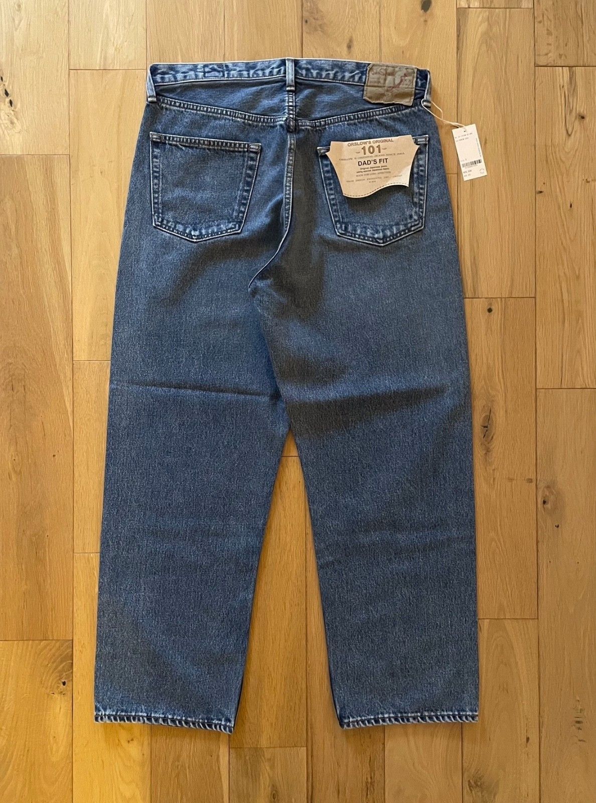 Orslow orSlow 101 Dad's Fit Denim Used Wash ARKnets Special Size 3 Size US 34 / EU 50 - 2 Thumbnail