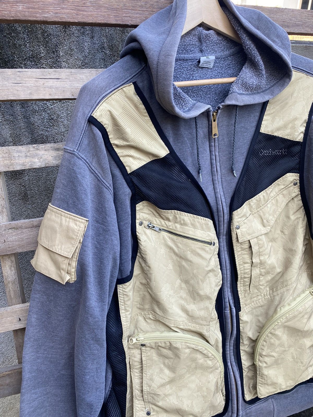 Carhartt Vintage Distressed Carhartt Reworked Utility Hoodie Jacket Size US XXL / EU 58 / 5 - 5 Thumbnail