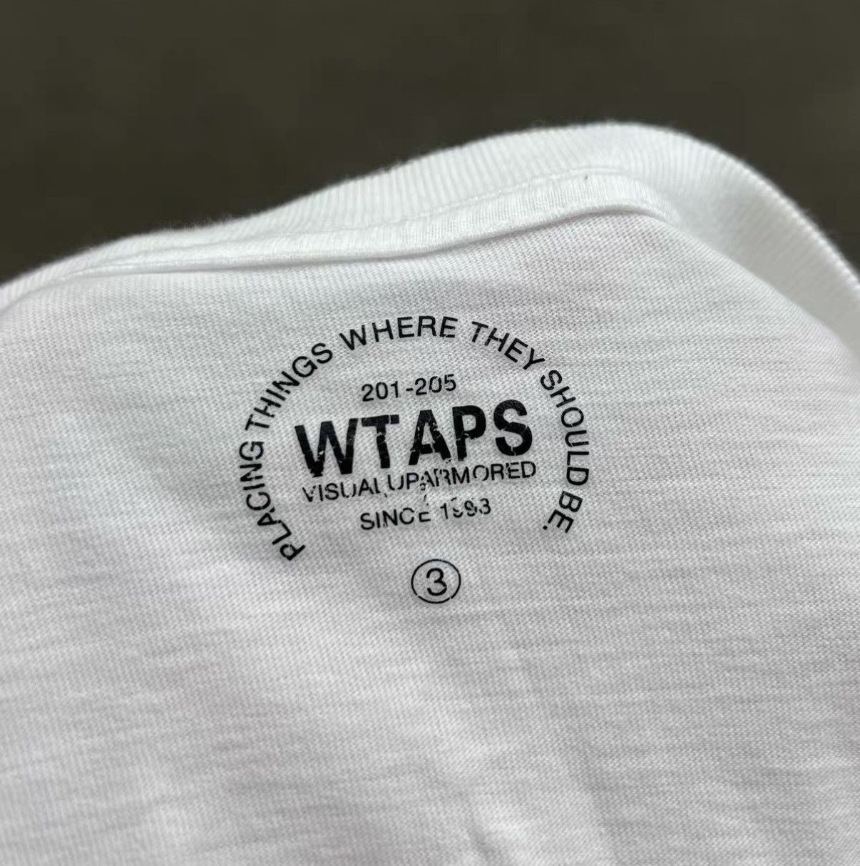 Wtaps WTAPS Logo Print Short Sleeve T-Shirt J16 Size US M / EU 48-50 / 2 - 5 Thumbnail