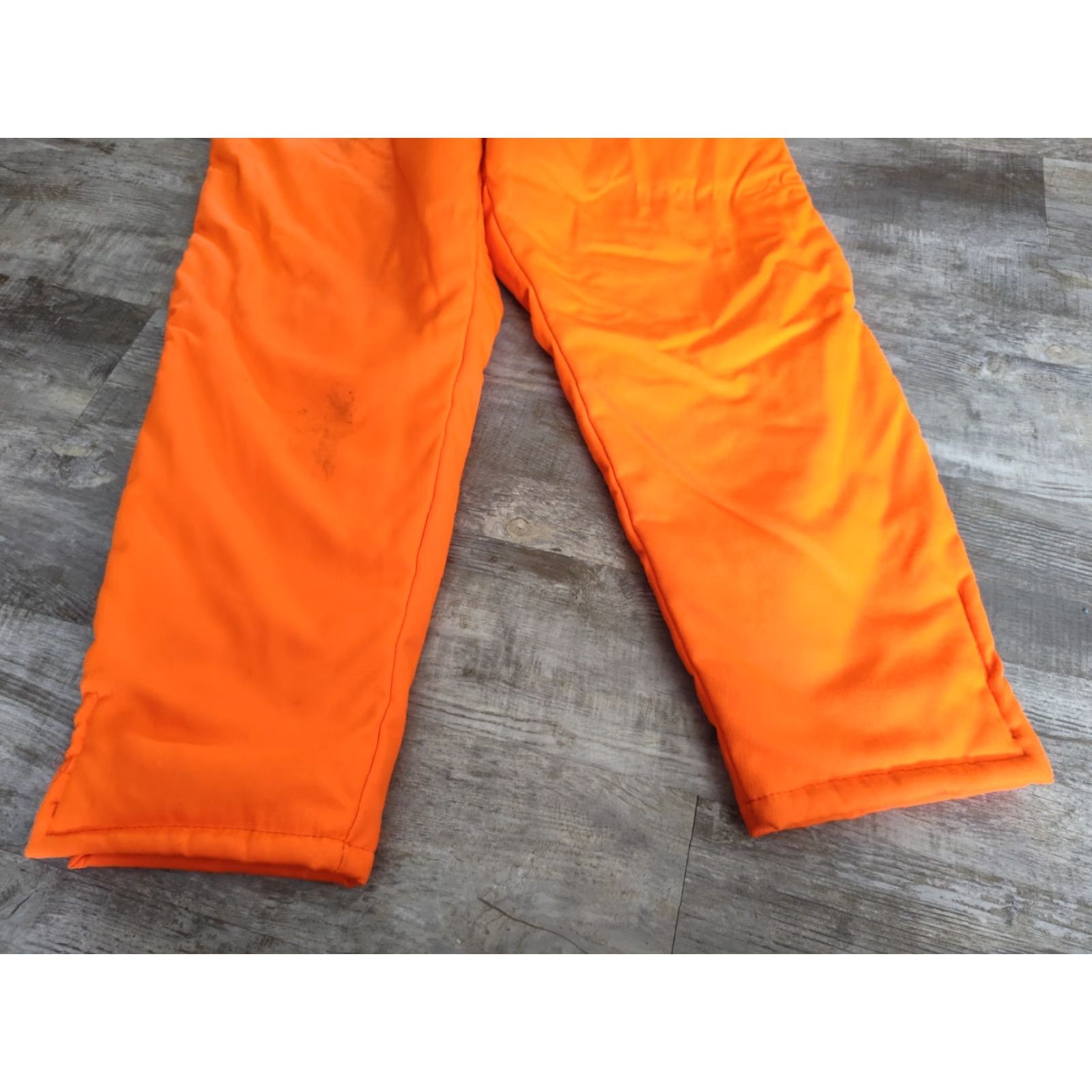 Vintage VINTAGE Insulated Hunting Pants Blaze Orange Quilt Lined XL (42x29) Mens Outdoor Workwear Size US 36 / EU 52 - 2 Thumbnail