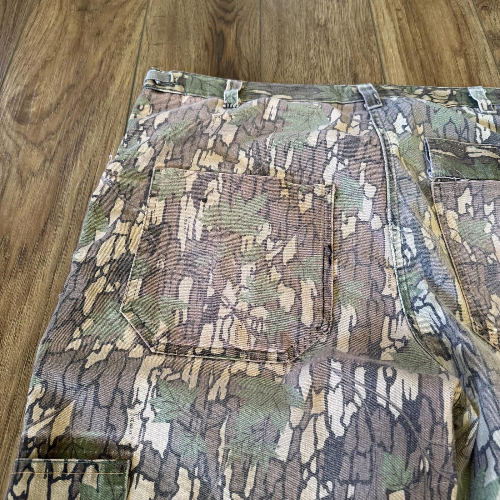 Other Vintage 80s Trebark Camo Pants Cropped Distressed Grunge Size US 36 / EU 52 - 9 Thumbnail