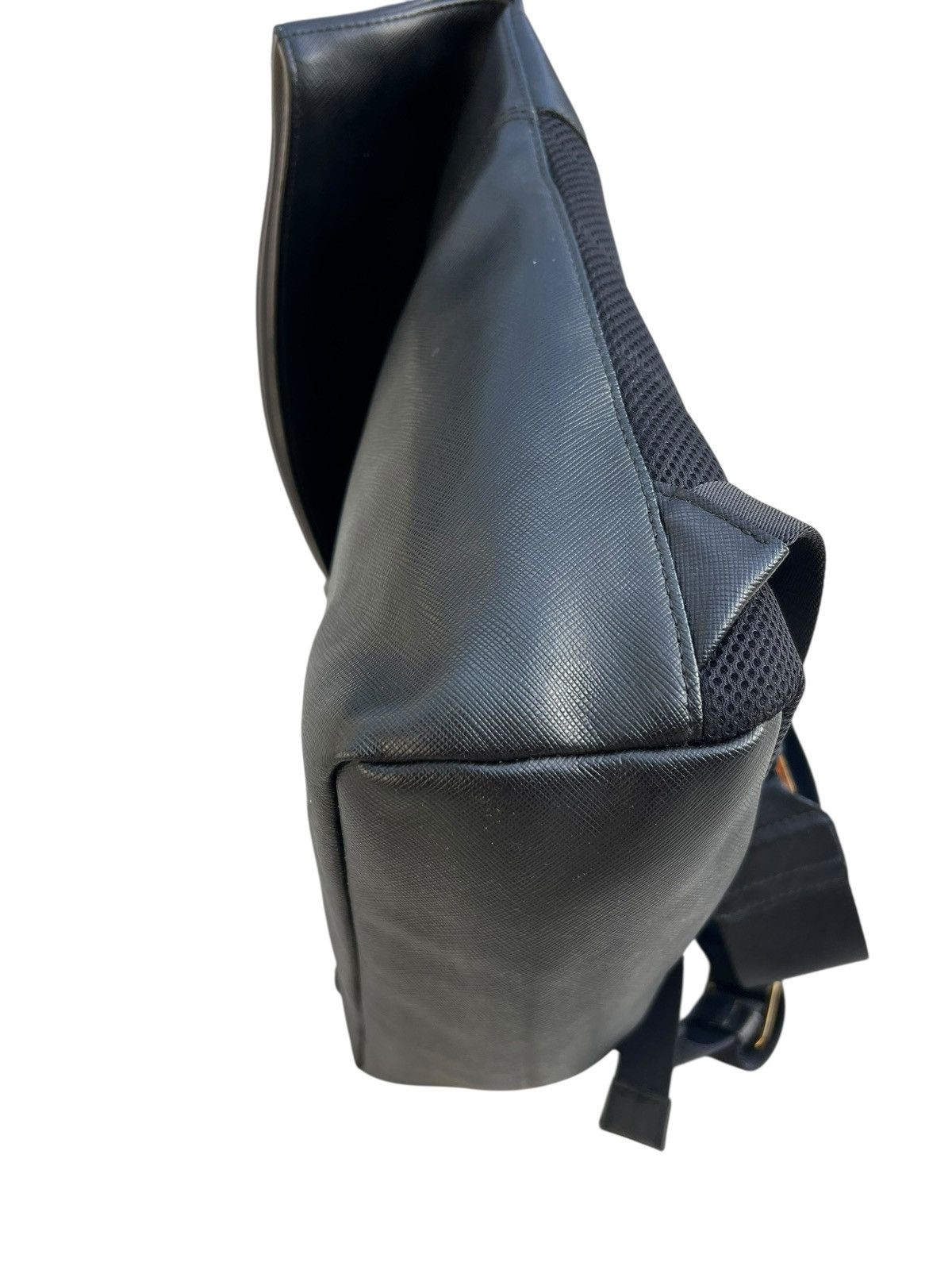Leather ADMJ Japan Black Leather Backpack Bag Size ONE SIZE - 16 Thumbnail