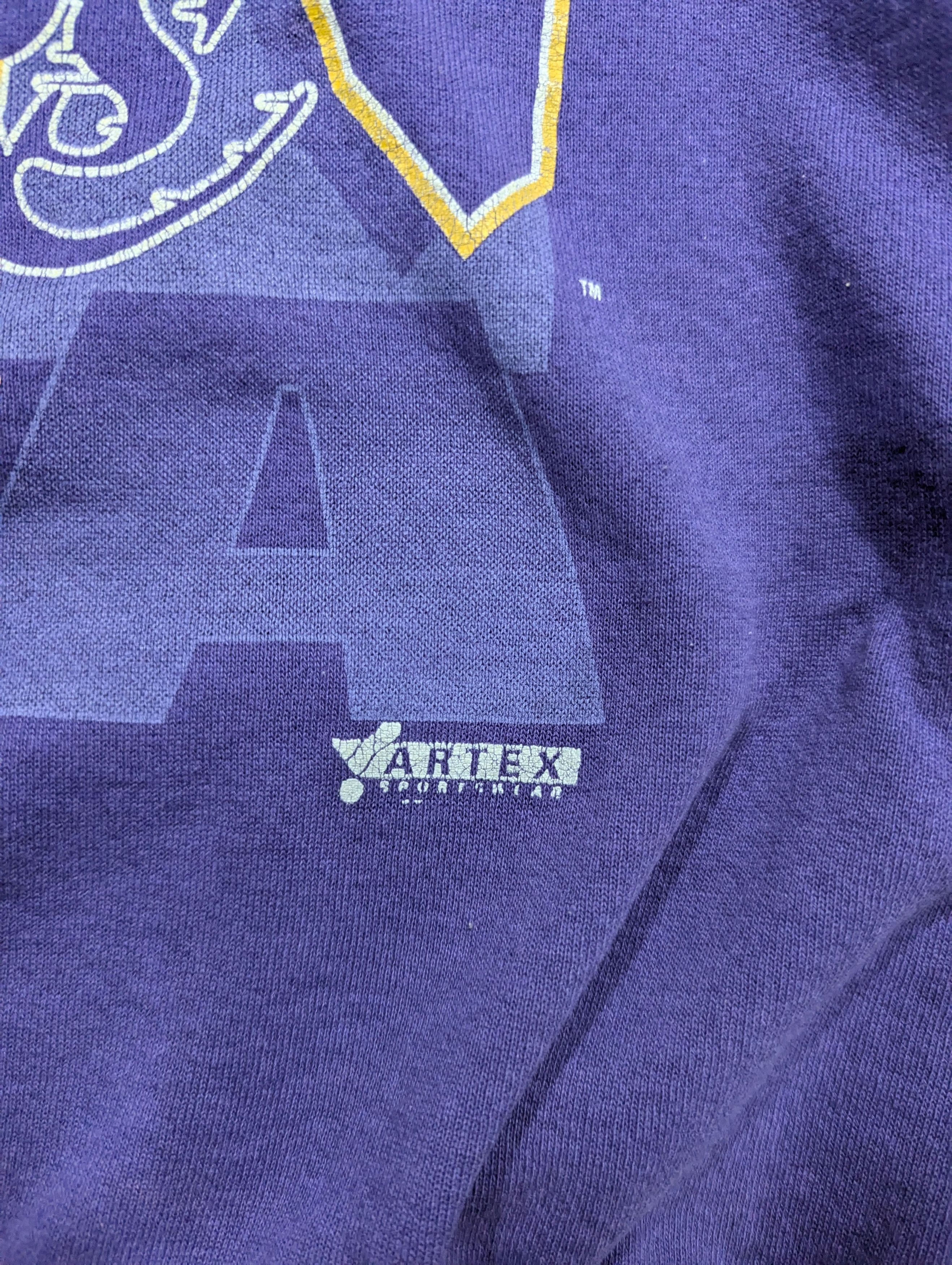 NBA × Vintage Los Angeles Lakers NBA Crewneck Sweatshirt Jacket Size US L / EU 52-54 / 3 - 6 Thumbnail