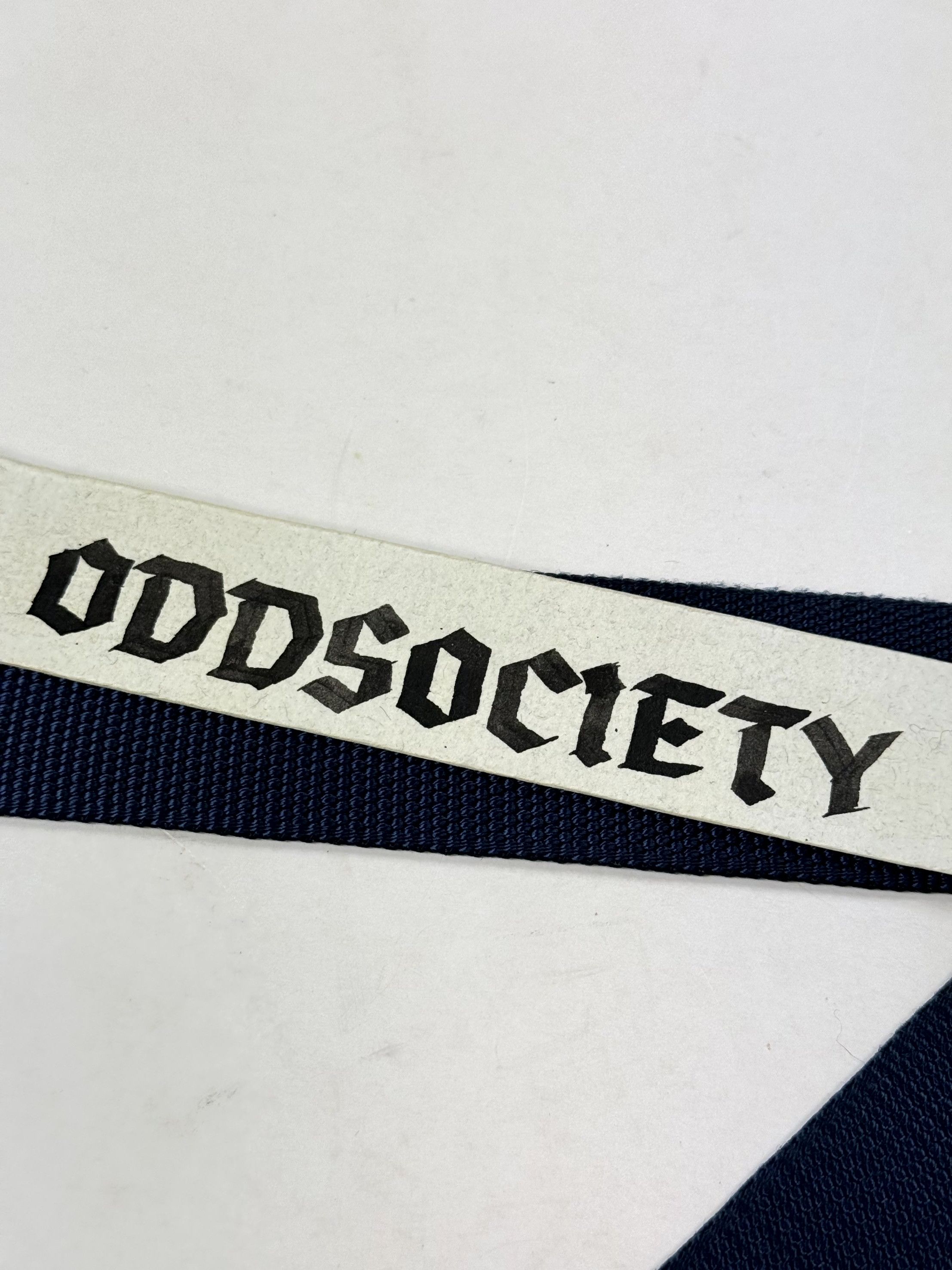 Prada Prada Logo Adjustable Navy Blue Web Belt Size 95/38 Size ONE SIZE - 5 Thumbnail
