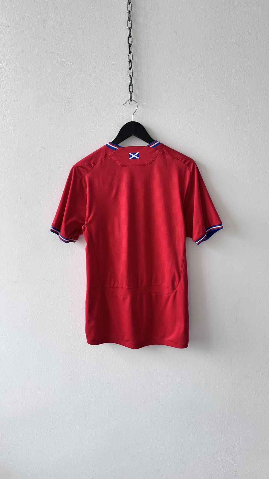 Umbro Glasgow Rangers 09-10 Away Football Shirt Umbro Carling Red Size US M / EU 48-50 / 2 - 7 Thumbnail