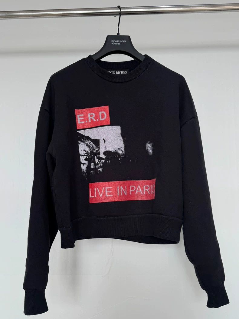 Enfants Riches Deprimes Enfants Riches Deprimes Black Graphic Sweatshirt Size US M / EU 48-50 / 2 - 1 Thumbnail