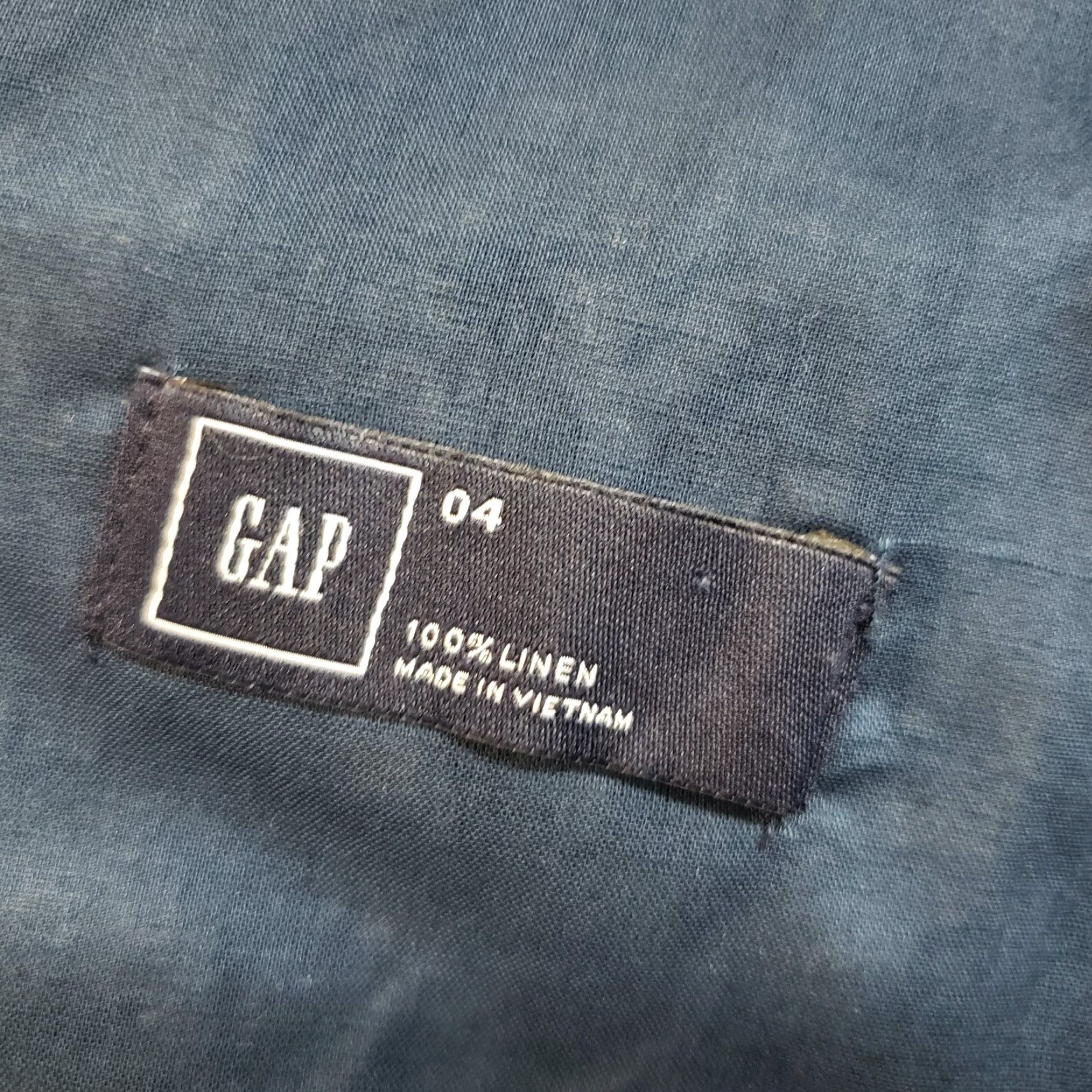 Gap Gap Womens Dress Sz 4 Blue Purple Double V-Neck Sleeveless Side Zip Pocket Size S / US 4 / IT 40 - 5 Thumbnail