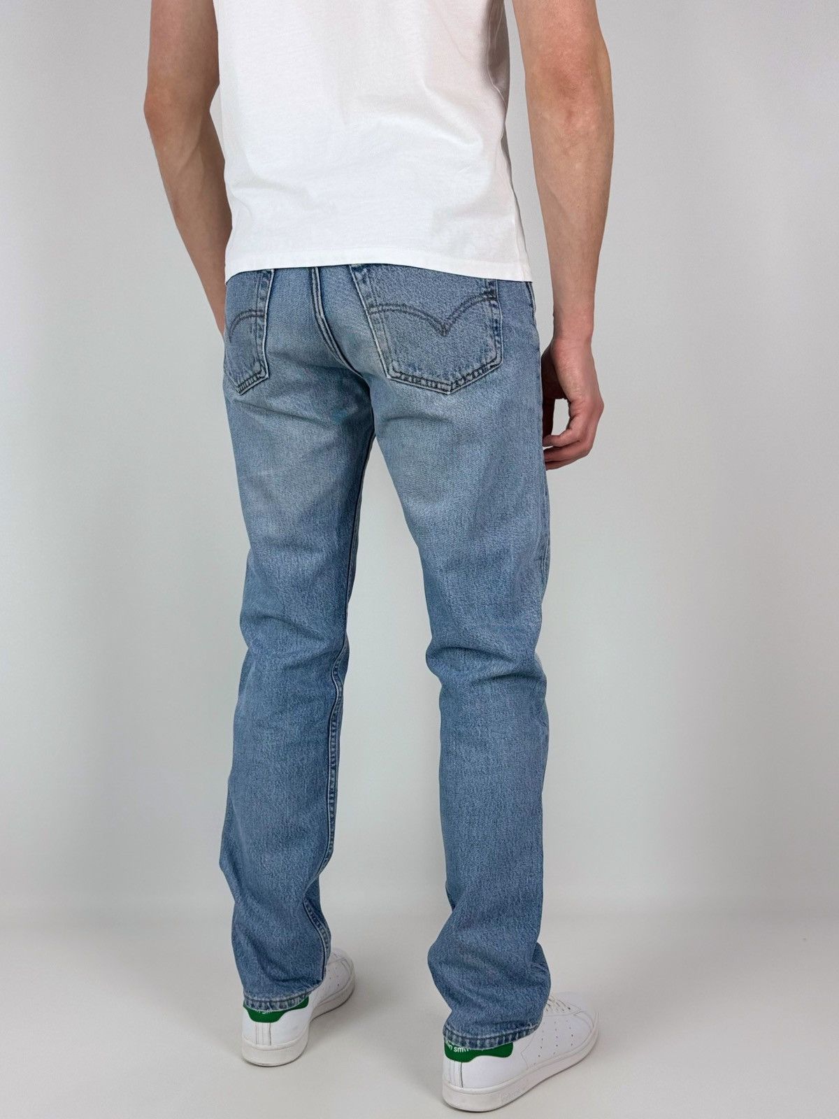 Levi's 1990’s Vintage Distressed Levi’s 501 Washed Denim USA Jeans Size US 31 - 2 Thumbnail