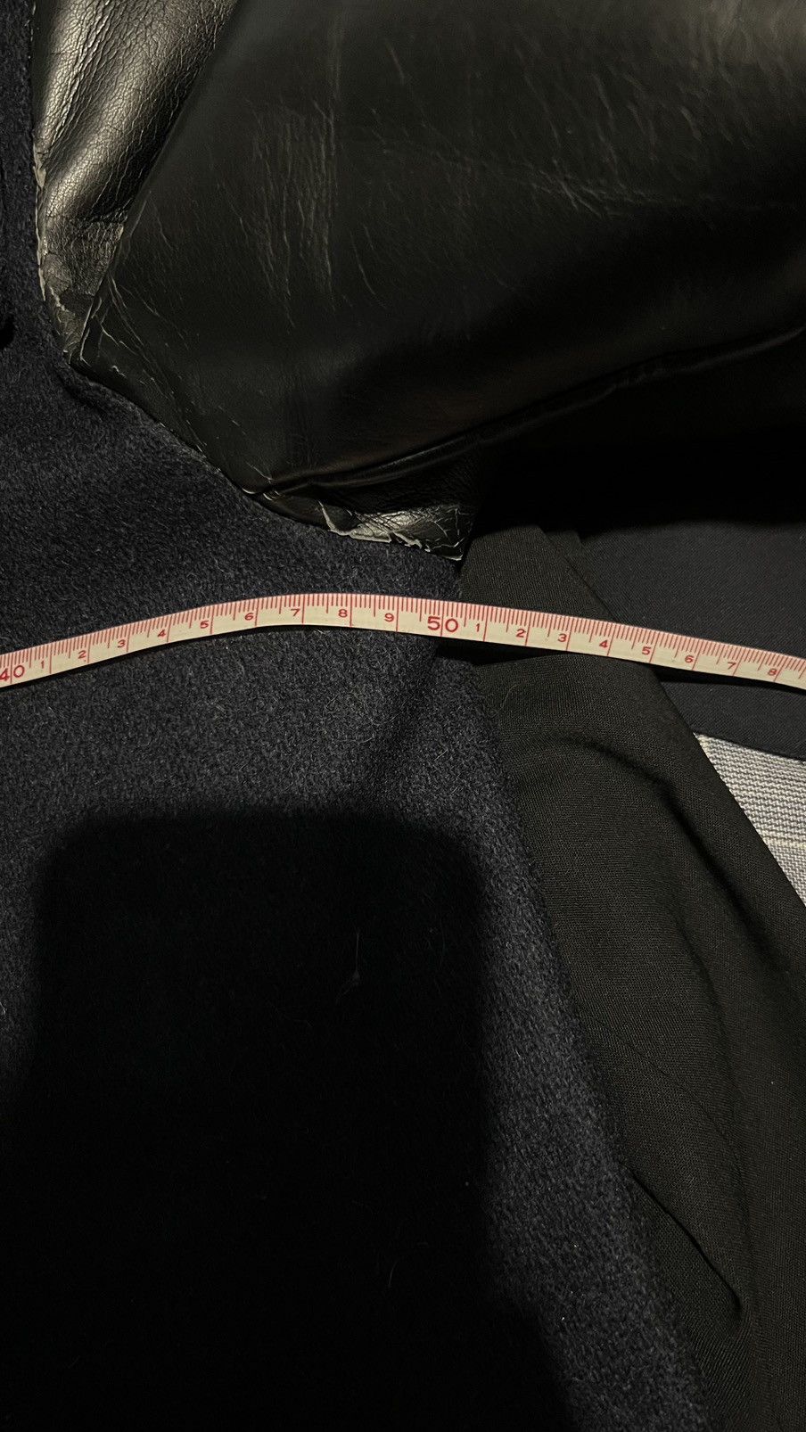 Comme des Garcons SHIRT Comme des Garcons Wool and Leather Coat Size US M / EU 48-50 / 2 - 7 Thumbnail