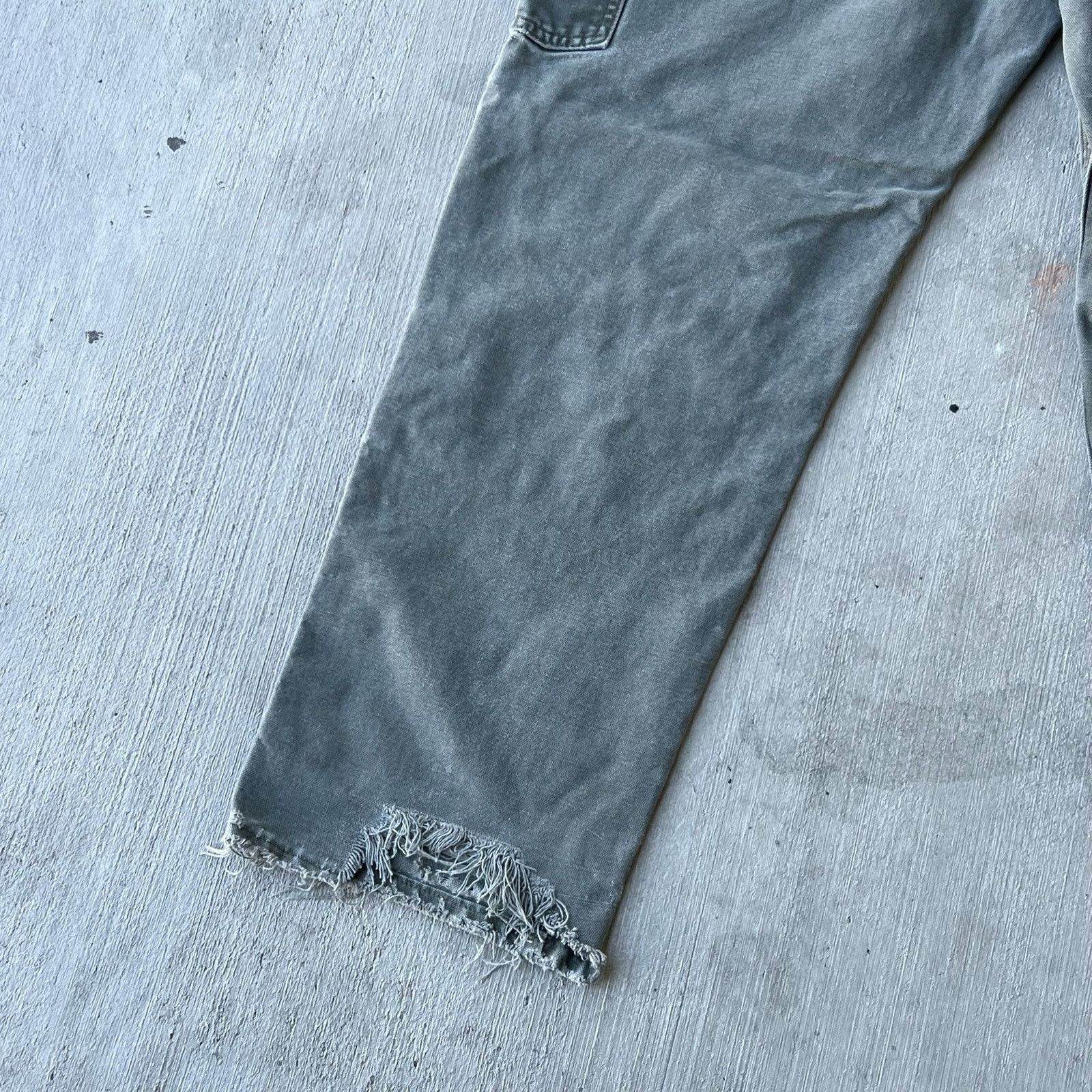 Carhartt × Vintage Carhartt faded green double knee work wear carpenter pants Size US 33 - 13 Thumbnail