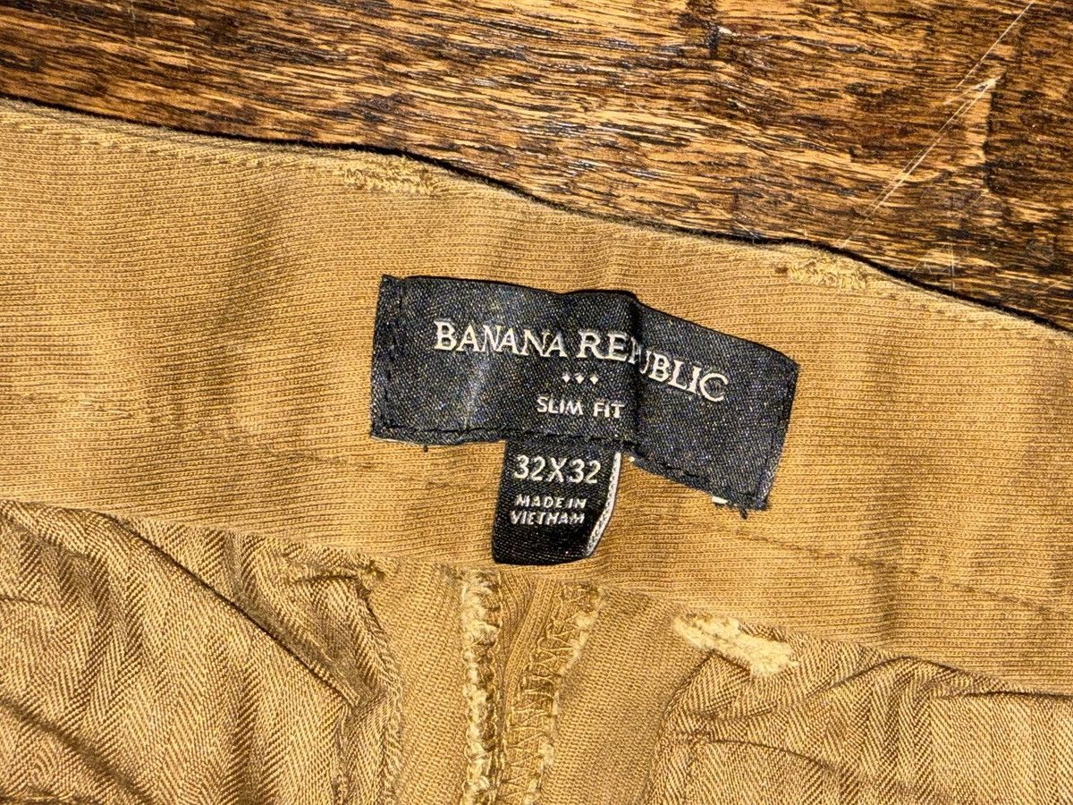 Banana Republic Banana Republic Brushed Chino Traveler Pants Brown Sz 32x32 Size US 32 / EU 48 - 3 Thumbnail