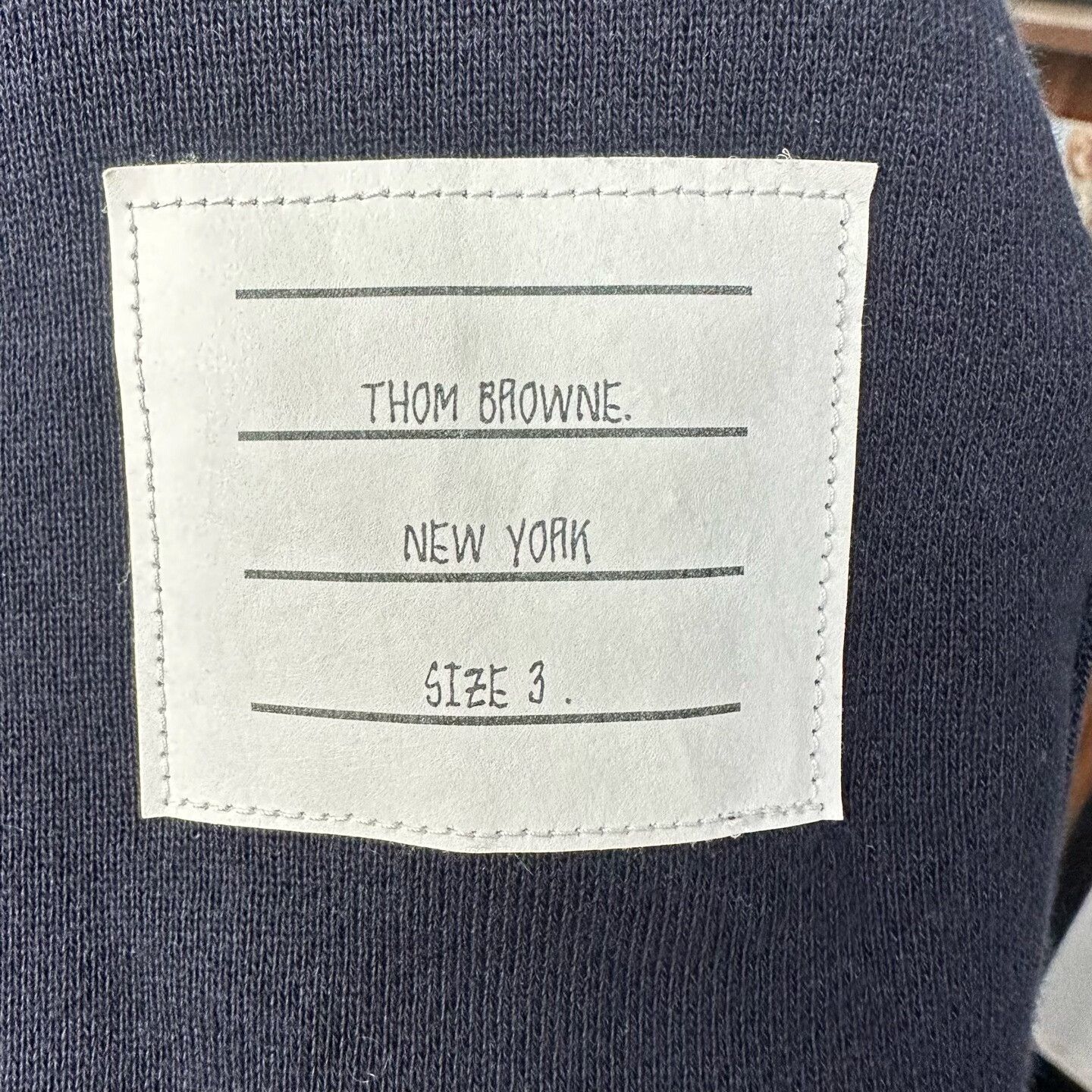 Thom Browne thom browne navy crewneck sweatshirt for men Size US L / EU 52-54 / 3 - 5 Thumbnail