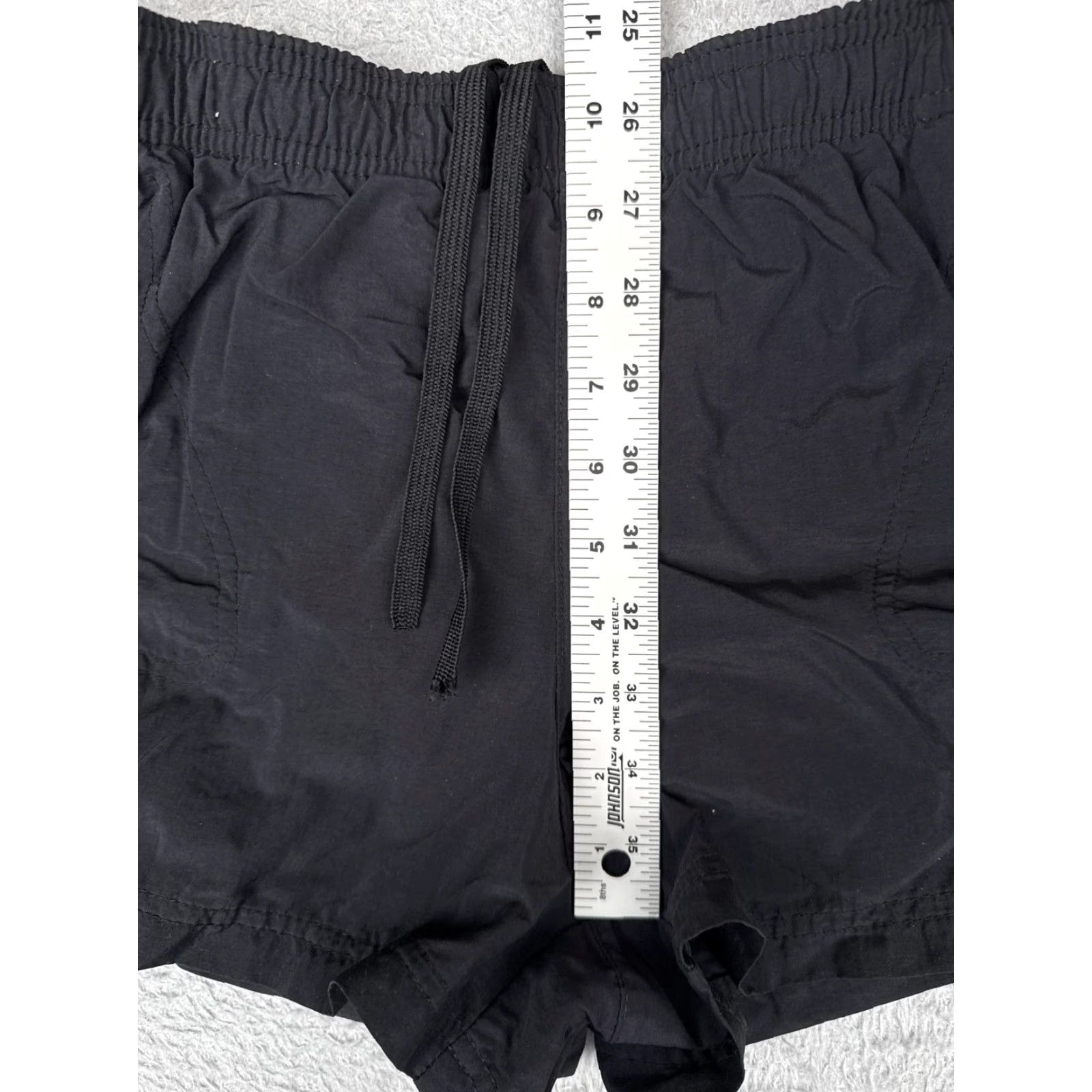 Vintage Columbia Shorts Womens L Black Quick Dry 3 Inseam Elastic Waist Pockets Athletic Outdoor Summer Mens? Size 36" / US 14 / IT 50 - 7 Thumbnail