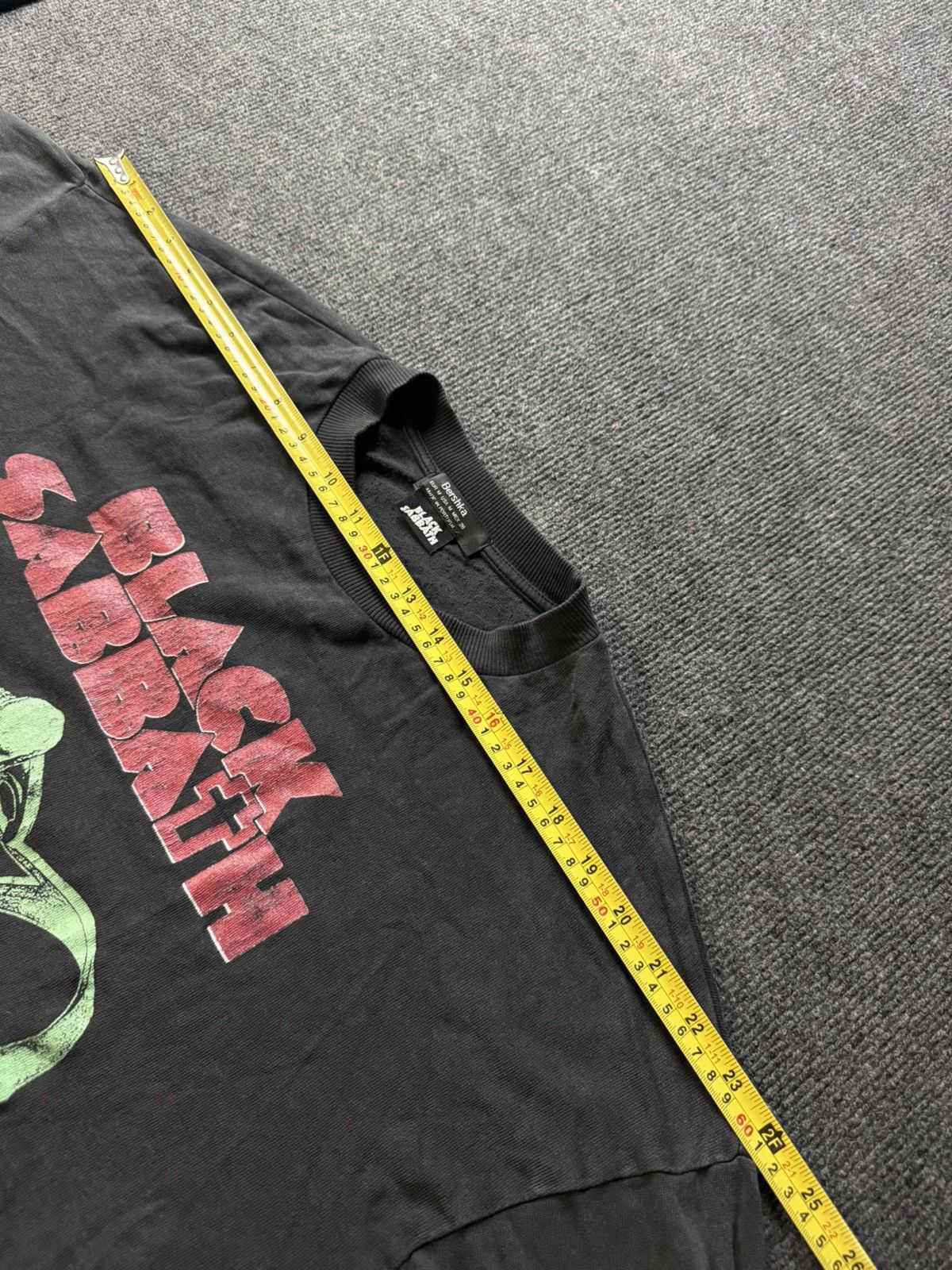 Black Sabbath 2019 Black Sabbath Band Cropped Long Sleeve Tee Bershka Y2K Size L / US 10 / IT 46 - 18 Thumbnail
