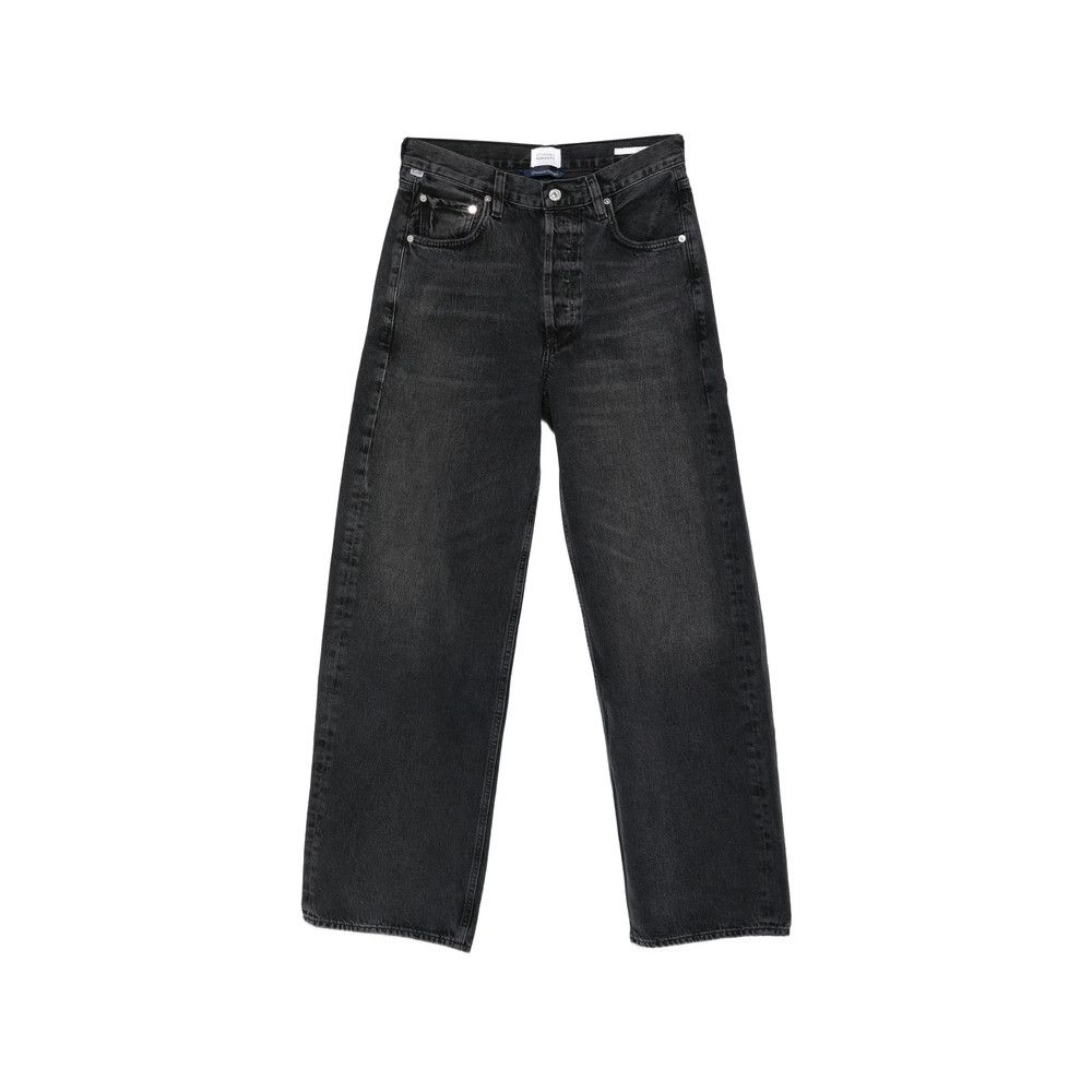 Citizens Of Humanity Citizens Of Humanity GREY Denim - Wide-Leg Jeans Size 25" / US 0 / IT 36 - 1 Thumbnail