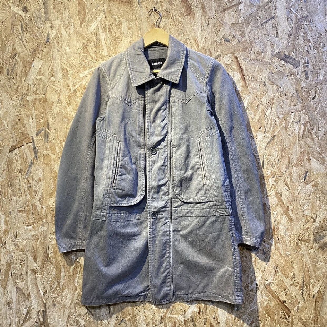 Issey Miyake × Zucca S/S 2004 Collection Zucca Plain Coat Jackets Size US M / EU 48-50 / 2 - 1 Thumbnail