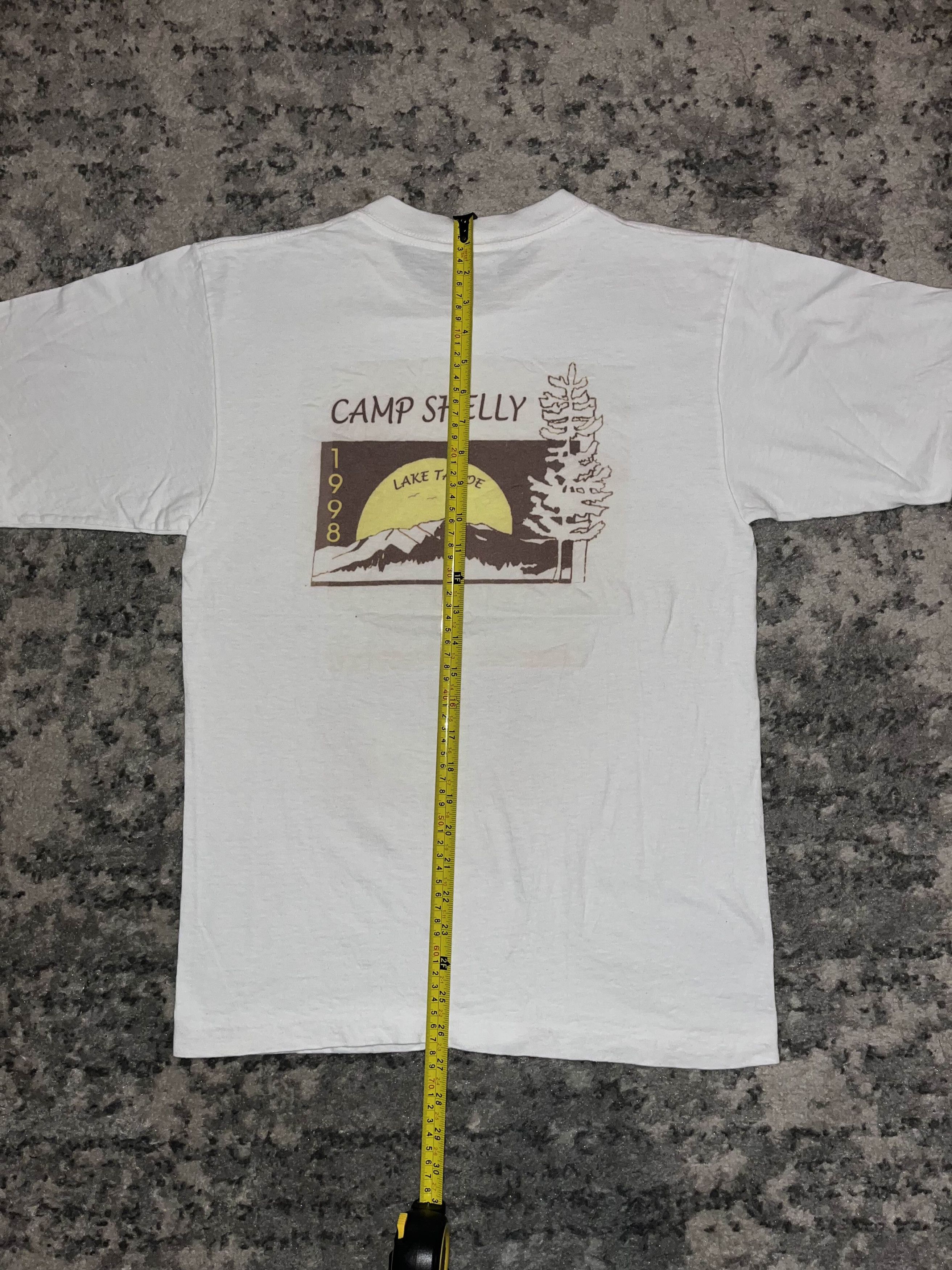 Vintage Vintage 90s Lake Tahoe Camp Shelly Shirt Size US M / EU 48-50 / 2 - 9 Thumbnail