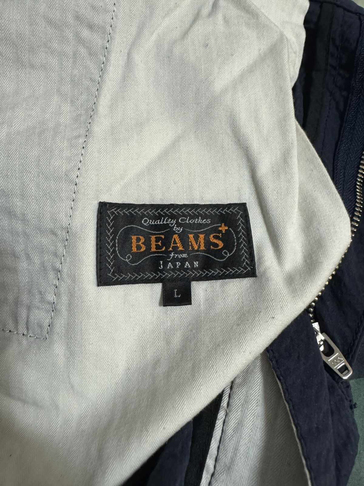 Beams Plus Beans Plus Blue/Navy Seersucker Pants (22S-BP240) Size US 31 - 10 Thumbnail