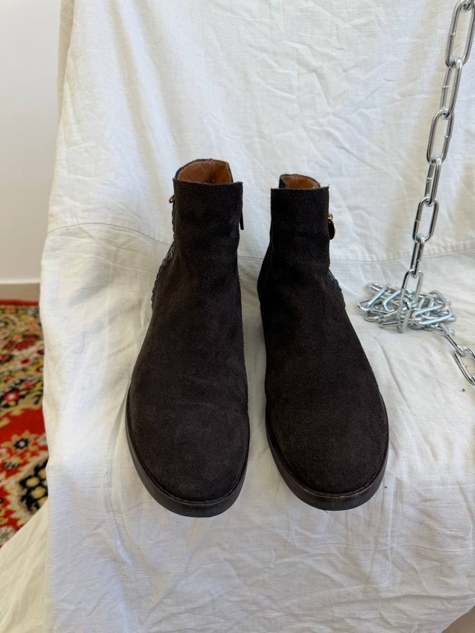 Vintage See By Chloé Vintage Men's Suede Classic Avant-Garde Boots Size US 9 / EU 42 - 7 Thumbnail