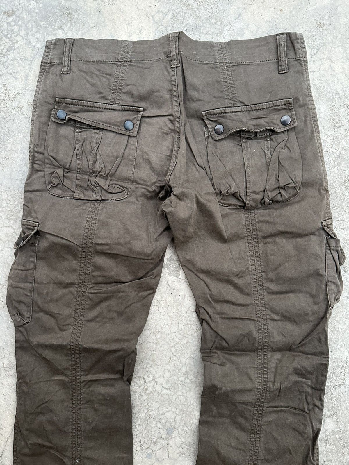 Tete Homme Vintage Tete Homme Bondage Cargo Trouser Pants Size US 34 / EU 50 - 15 Thumbnail