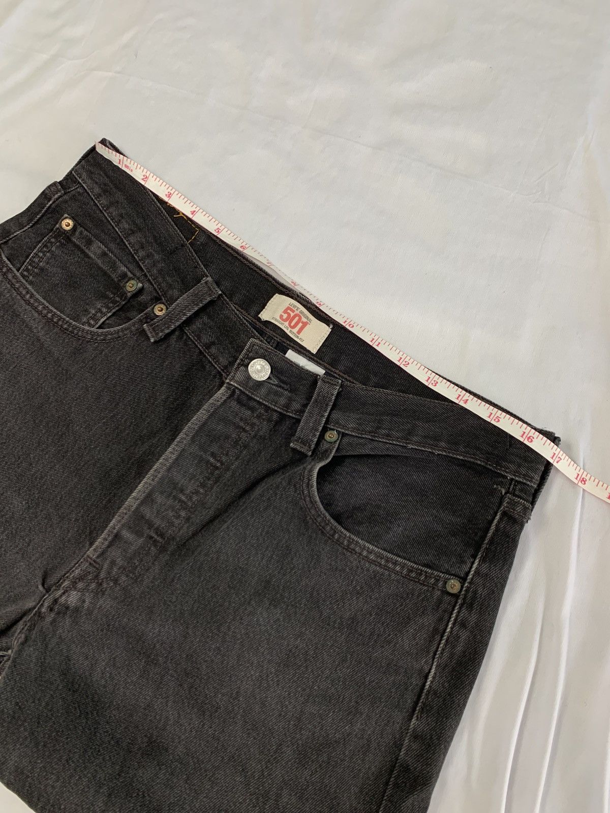 Levi's Levis 501 black stone size 33-35 Size US 34 / EU 50 - 10 Thumbnail