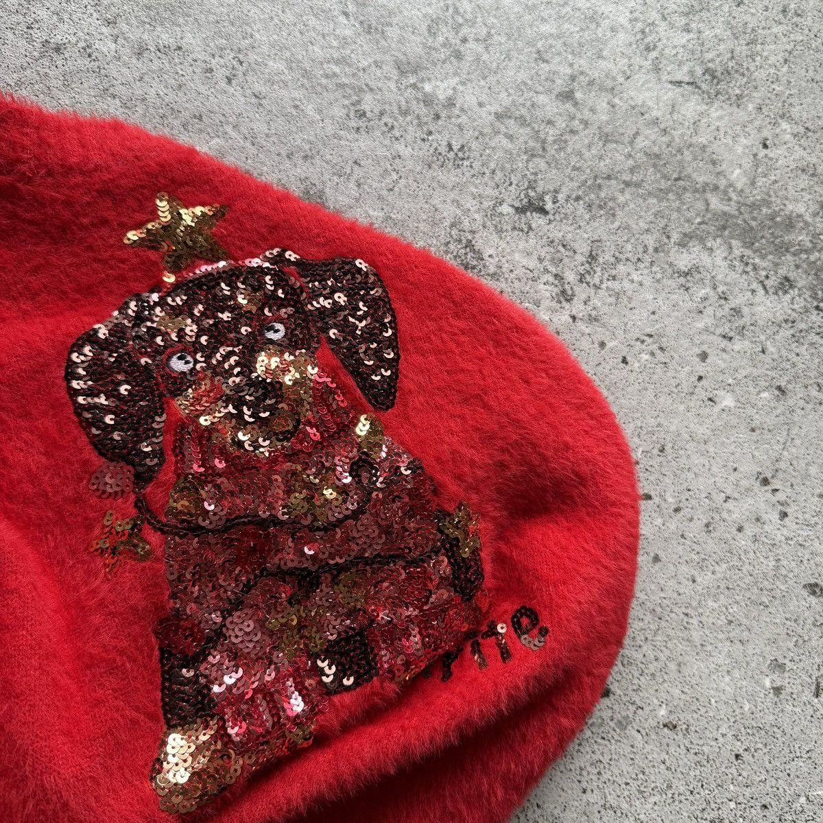 Other Lipsy London Girls Red Fluffy Knit Christmas Jumper Sweater Size XXS / US 00 / IT 34 - 4 Thumbnail