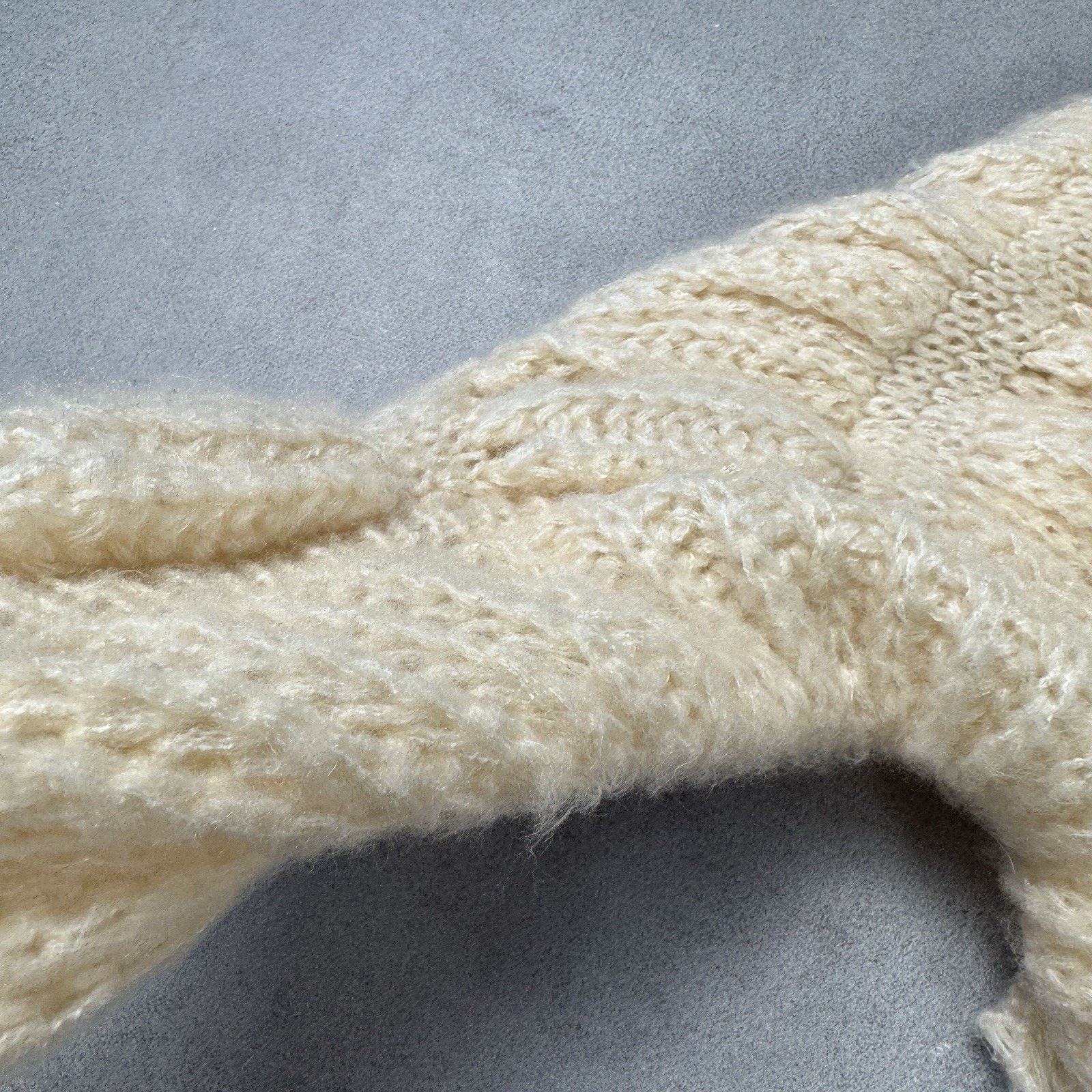 Vintage Gelato Pique Women Cardigan Sweater Free Size Beige Size ONE SIZE - 8 Thumbnail