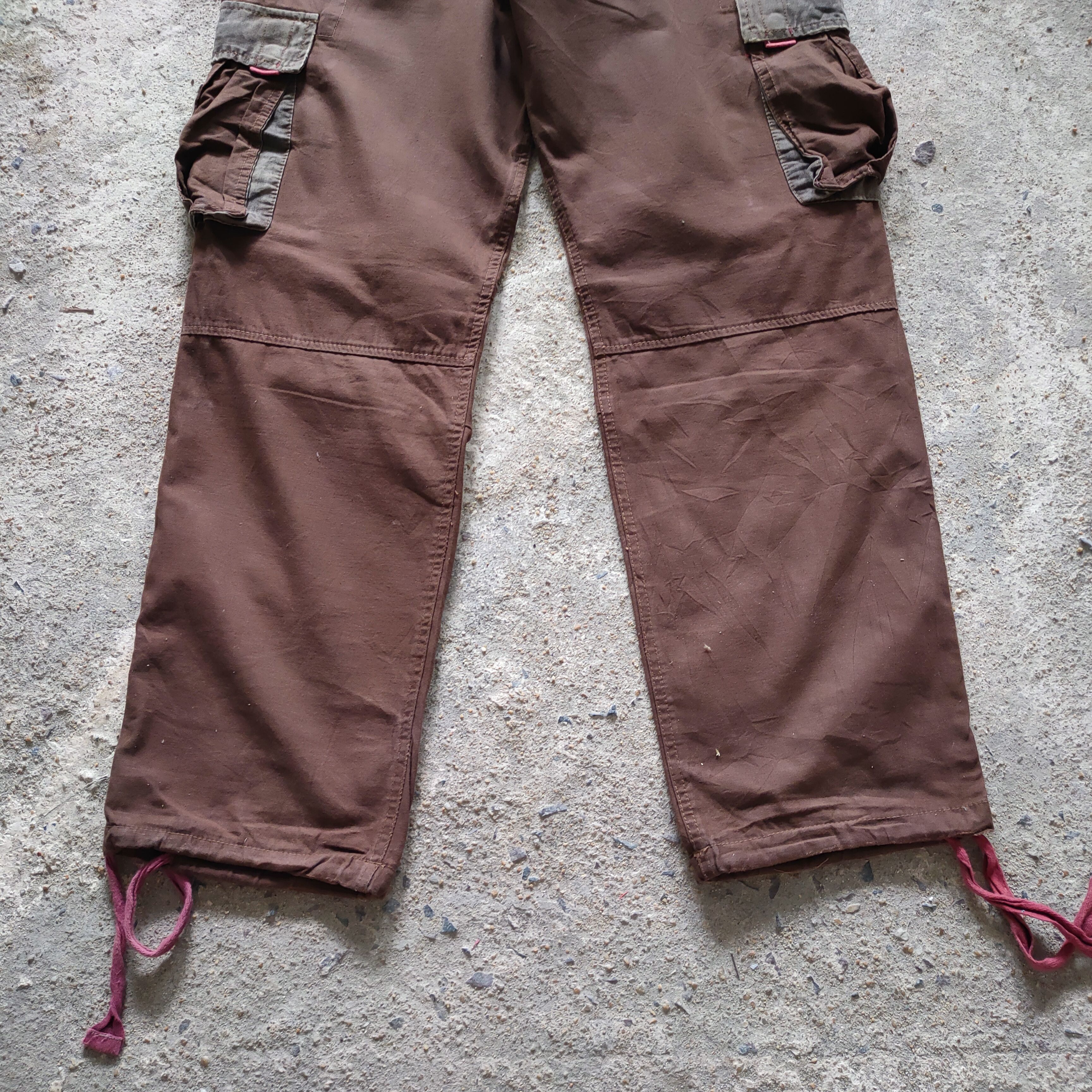 Japanese Brand × Vintage VINTAGE BREATH MINT 8 POCKET BROWN CARGO PANTS Size US 34 / EU 50 - 10 Thumbnail