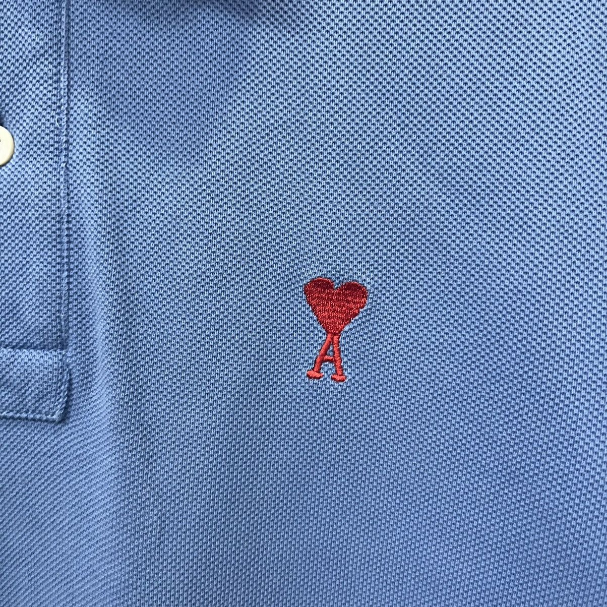 AMI Ami Polo T-shirt Blue Size US L / EU 52-54 / 3 - 5 Thumbnail