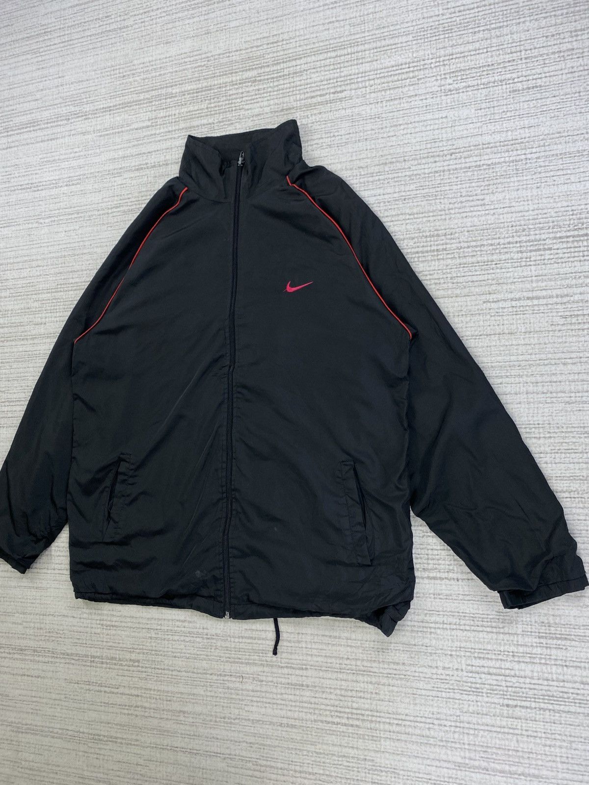 Nike × Vintage Vintage 90s Nike Big Swoosh Embroidery Jacket Size US M / EU 48-50 / 2 - 4 Thumbnail