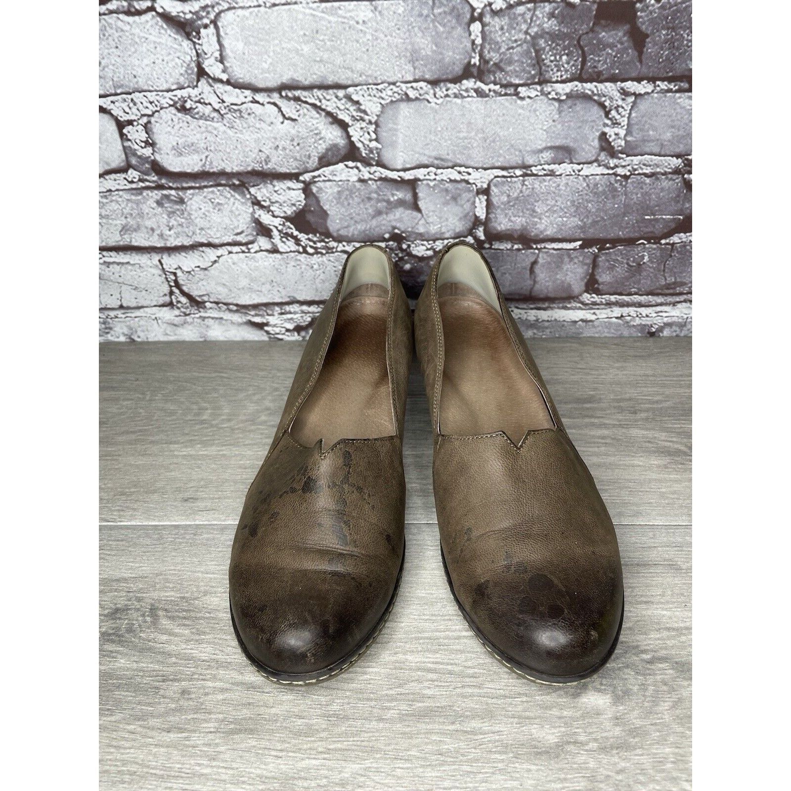 Other Dansko Brown Leather Comfort Casual Slip On Wedge Shoes Wome Size US 9 / IT 39 - 18 Thumbnail