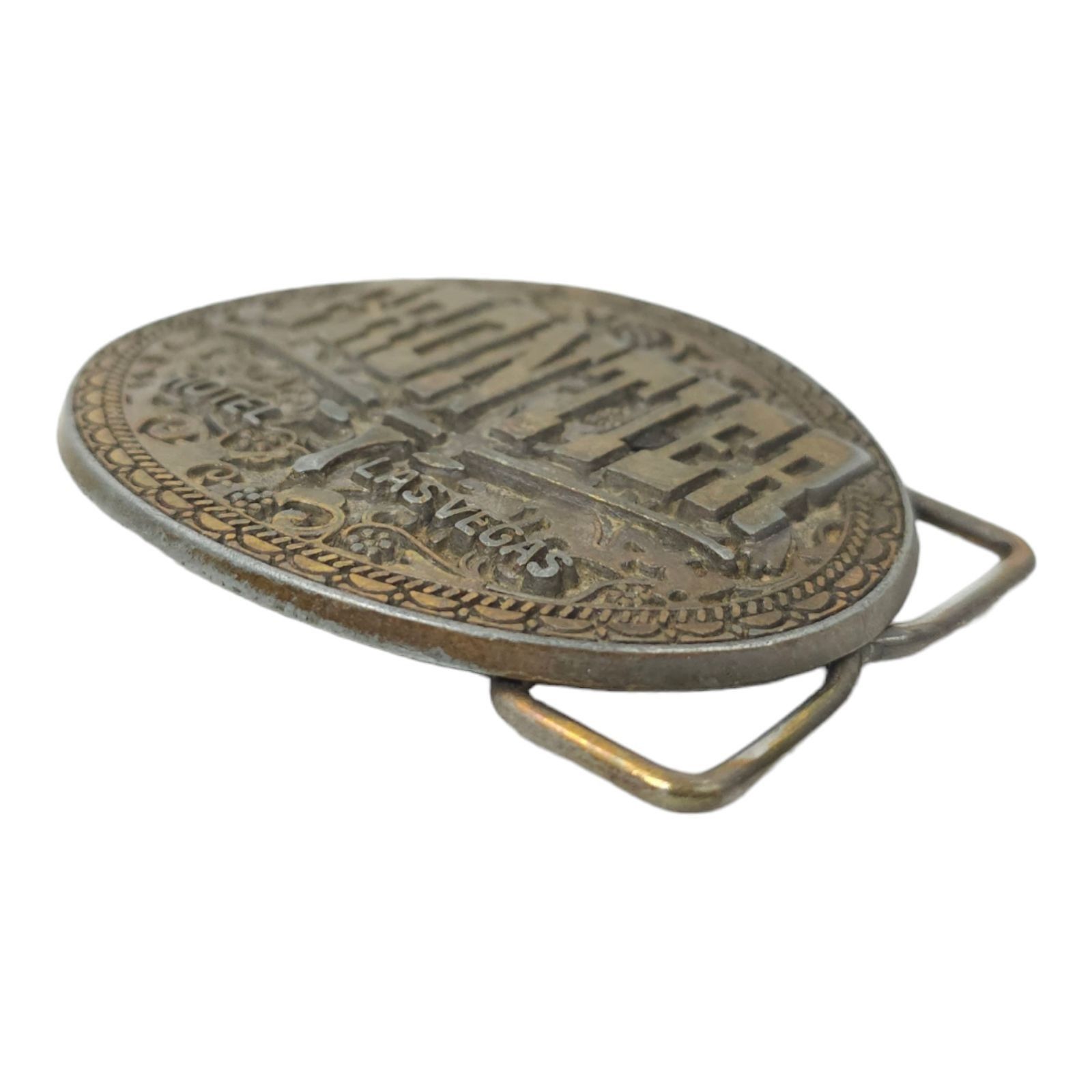 Other Frontier Hotel Las Vegas Belt Buckle Vintage Longhorn Cowboy Size ONE SIZE - 10 Thumbnail