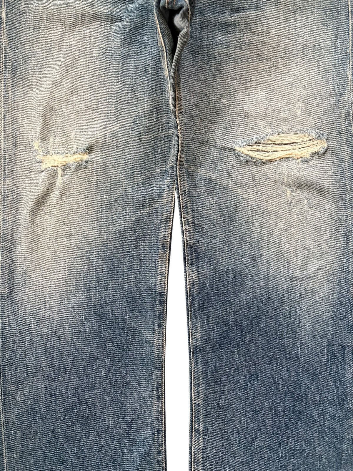 Diesel Vintage Japanese Brand Faded Wash Distressed Jeans Size US 36 / EU 52 - 3 Thumbnail