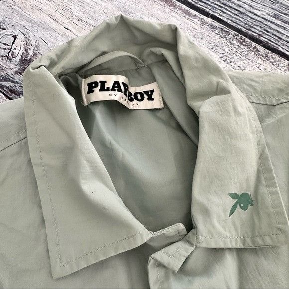 Playboy Playboy by Pacsun Green Snap Button Jacket Size US S / EU 44-46 / 1 - 4 Thumbnail