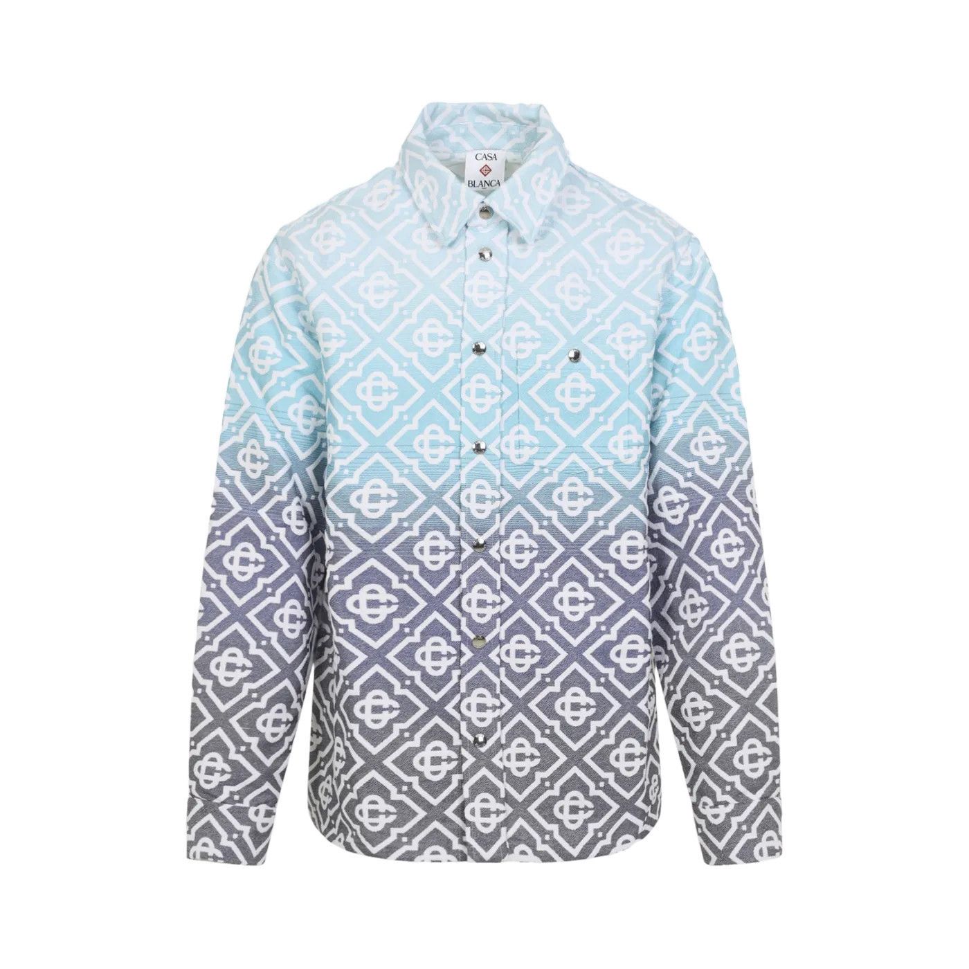 CASABLANCA Blue Gradient Jacket New And Authentic (Men's siz