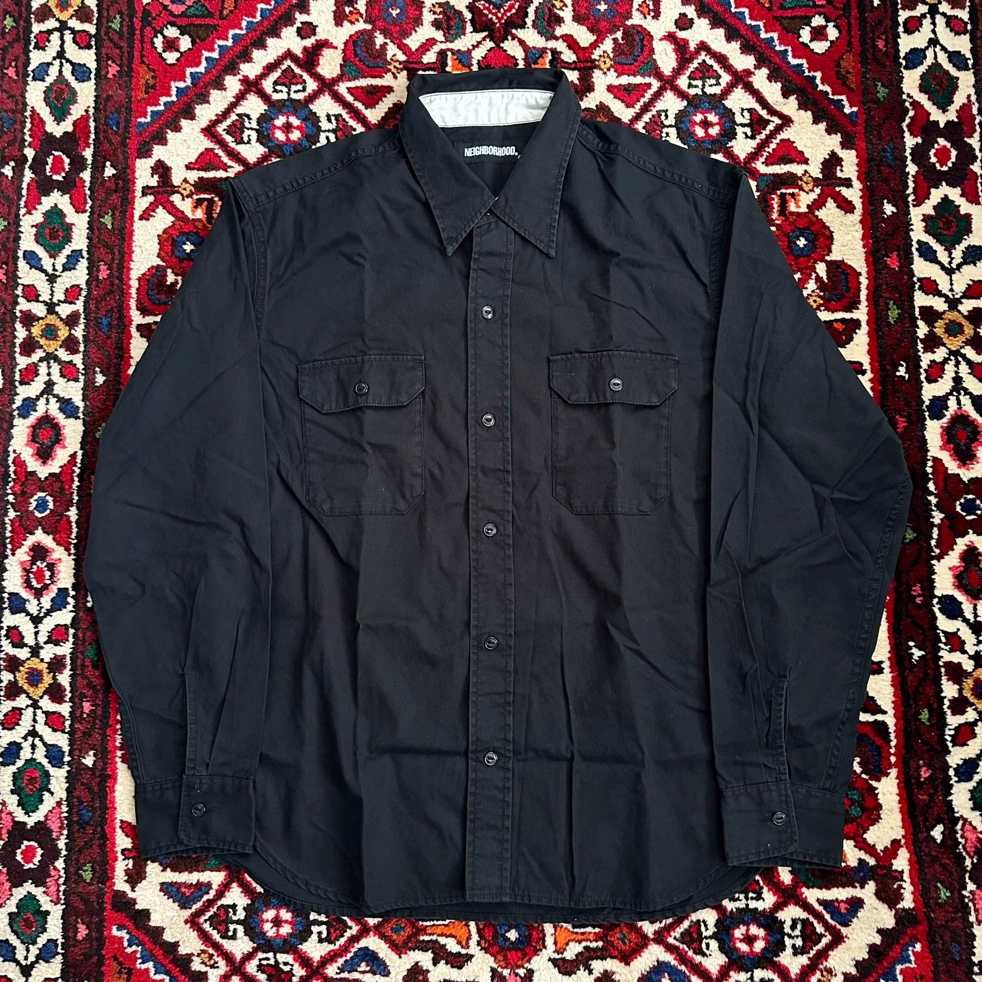 Neighborhood neighborhood 20aw rare oversized black shirt M Size US M / EU 48-50 / 2 - 1 Thumbnail
